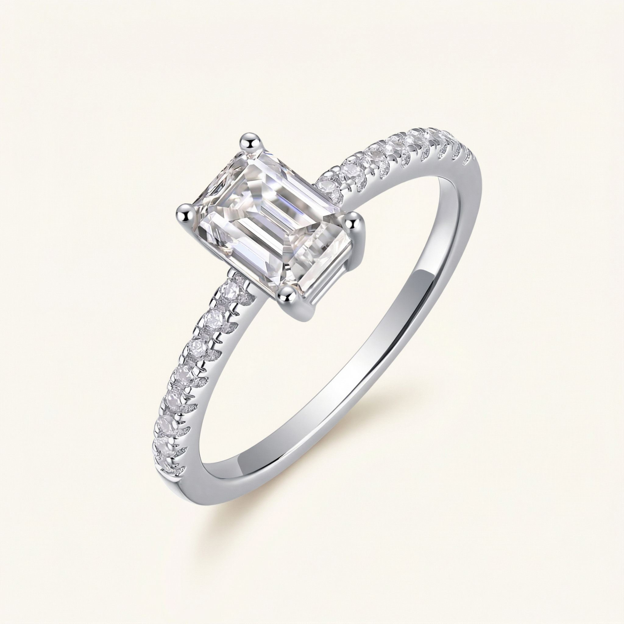 Claire Moissanite Ring