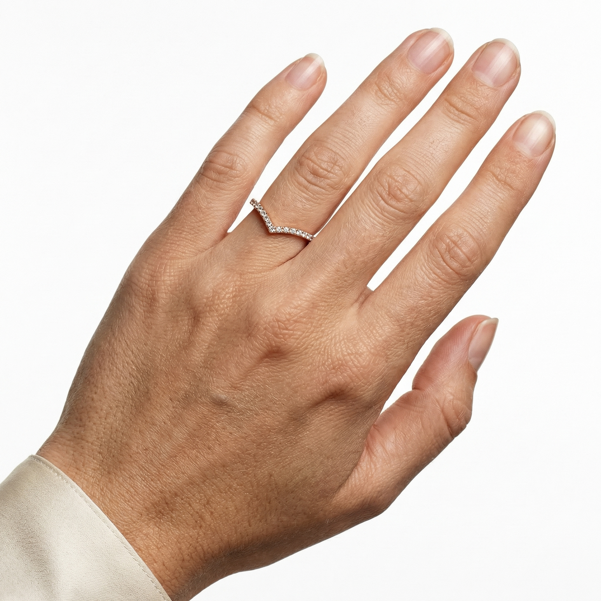 Yasmine Moissanite Ring