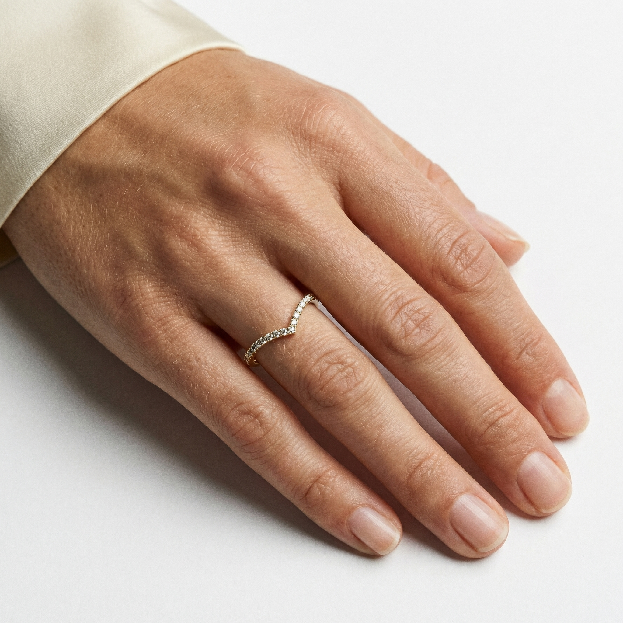Yasmine Moissanite Ring