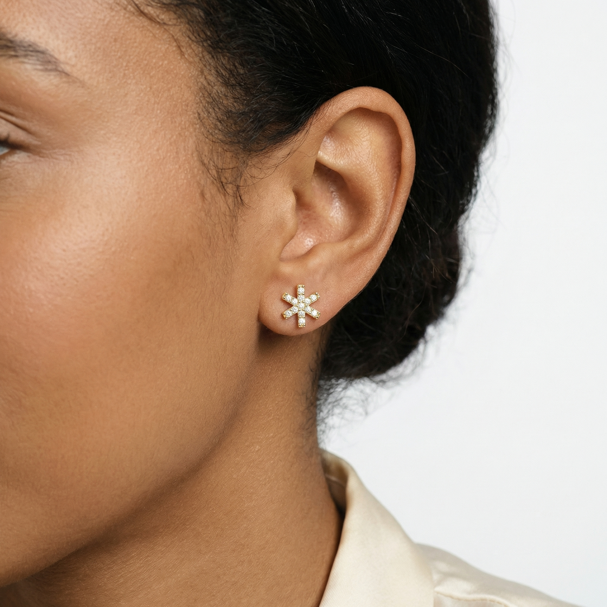Lux Moissanite Earring