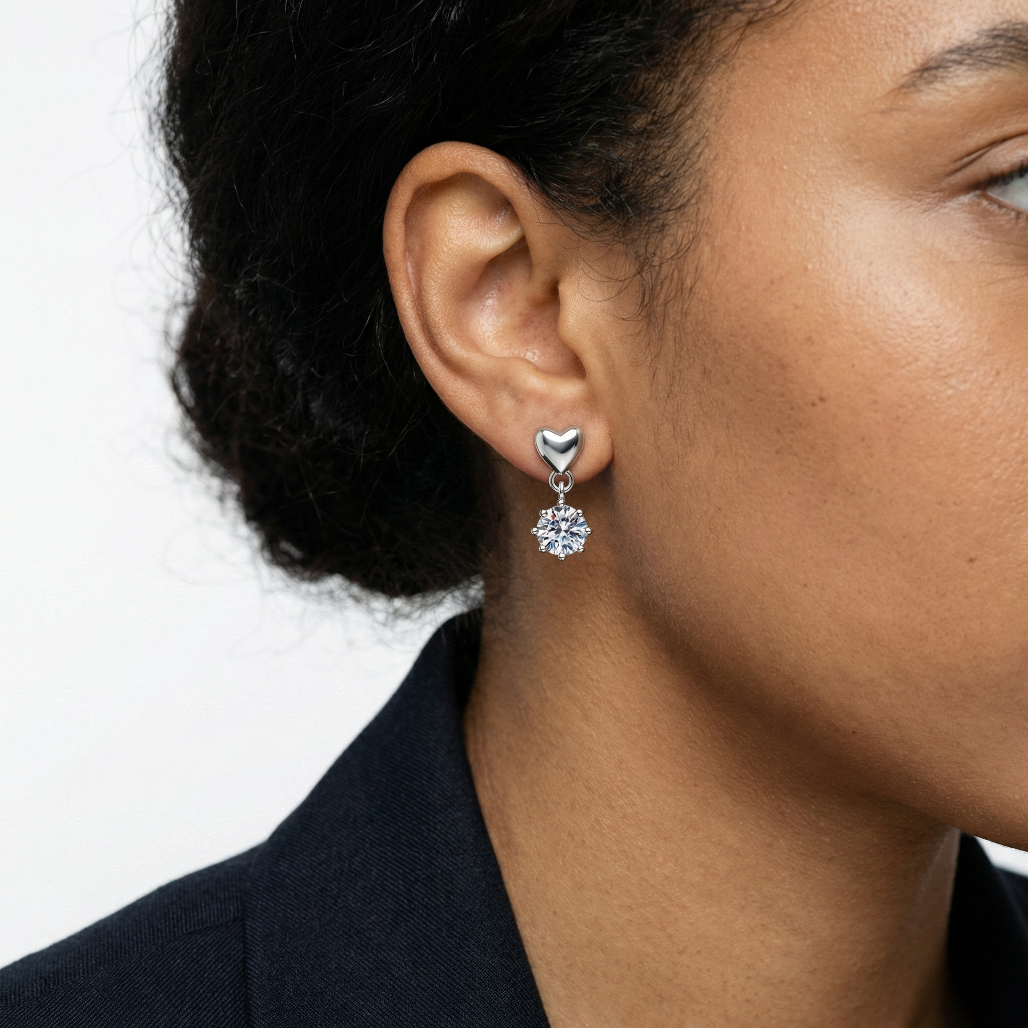 Remy Moissanite Earring