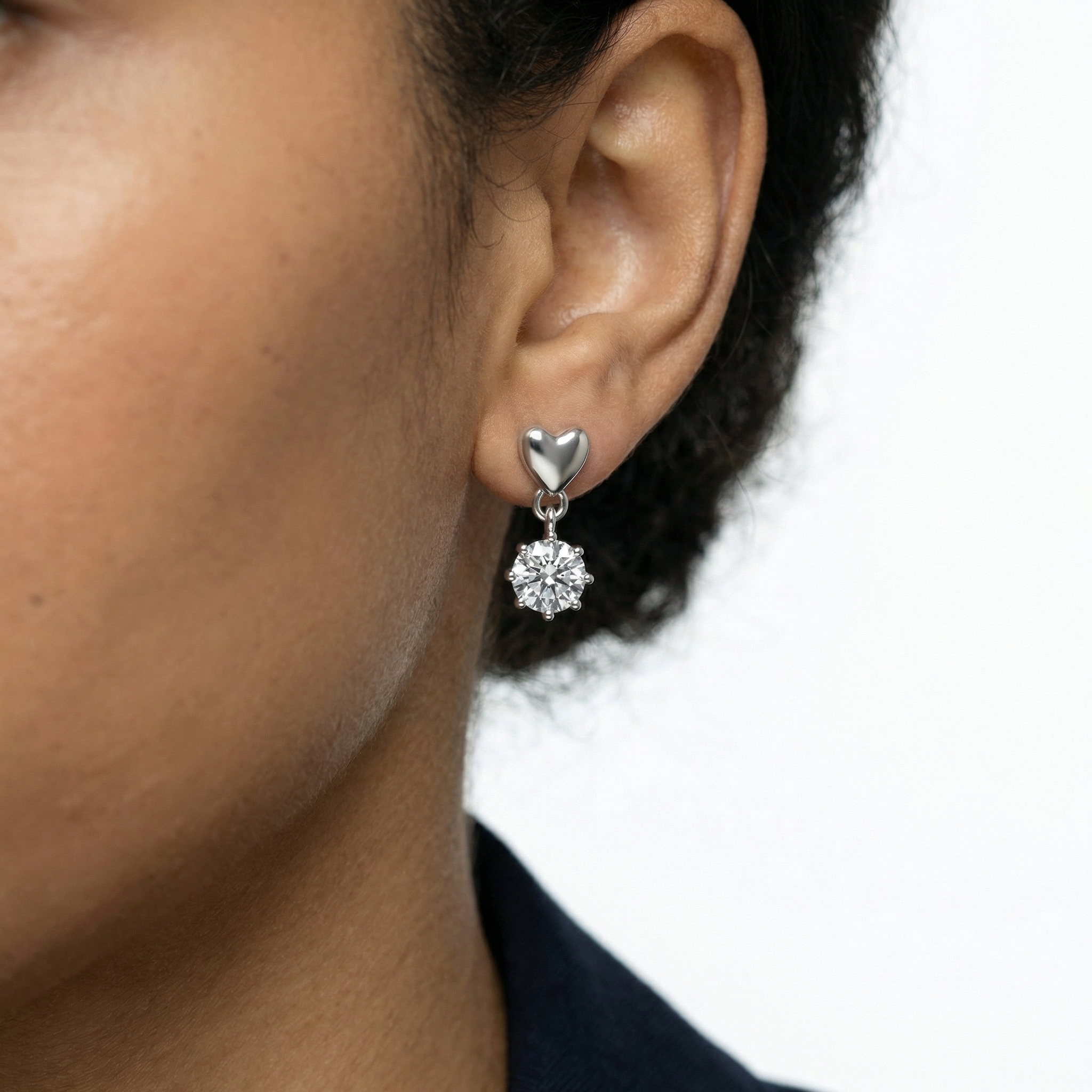 Remy Moissanite Earring