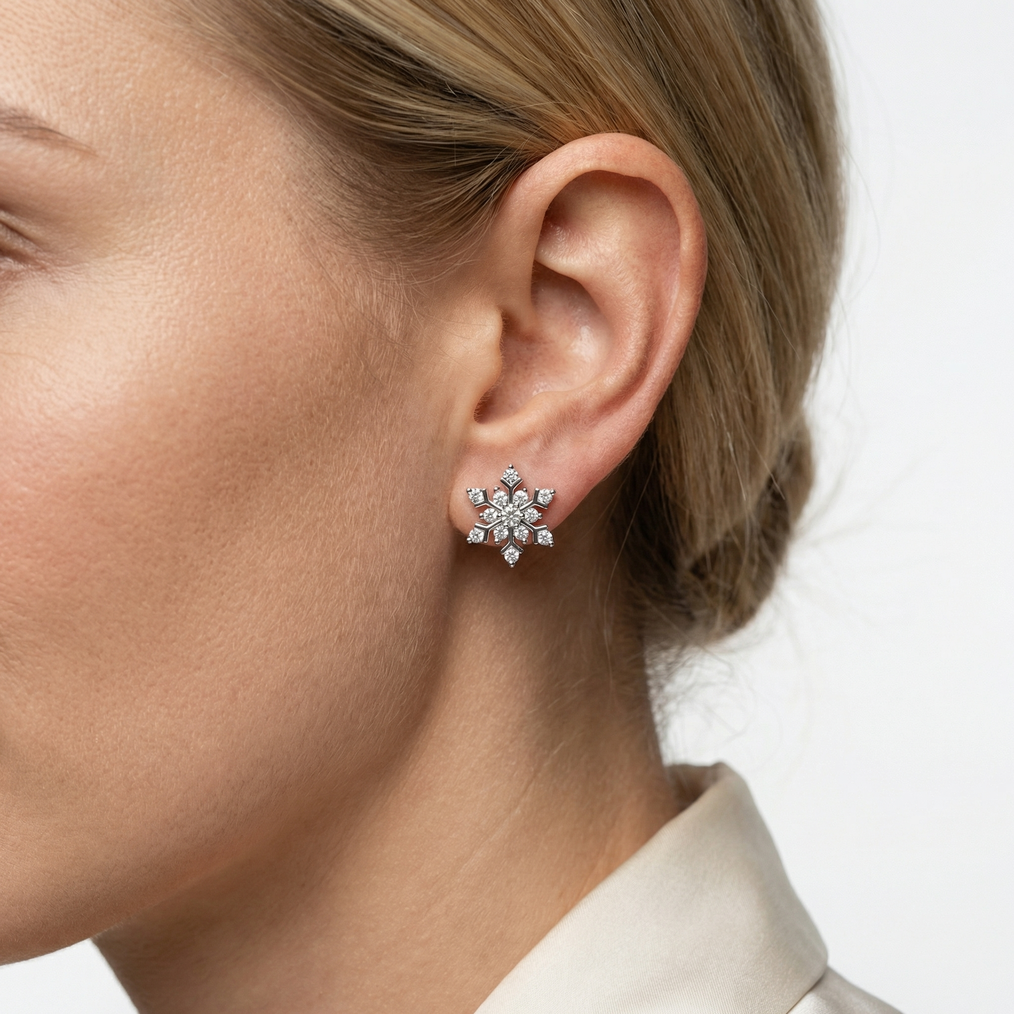 Thalia Moissanite Earring