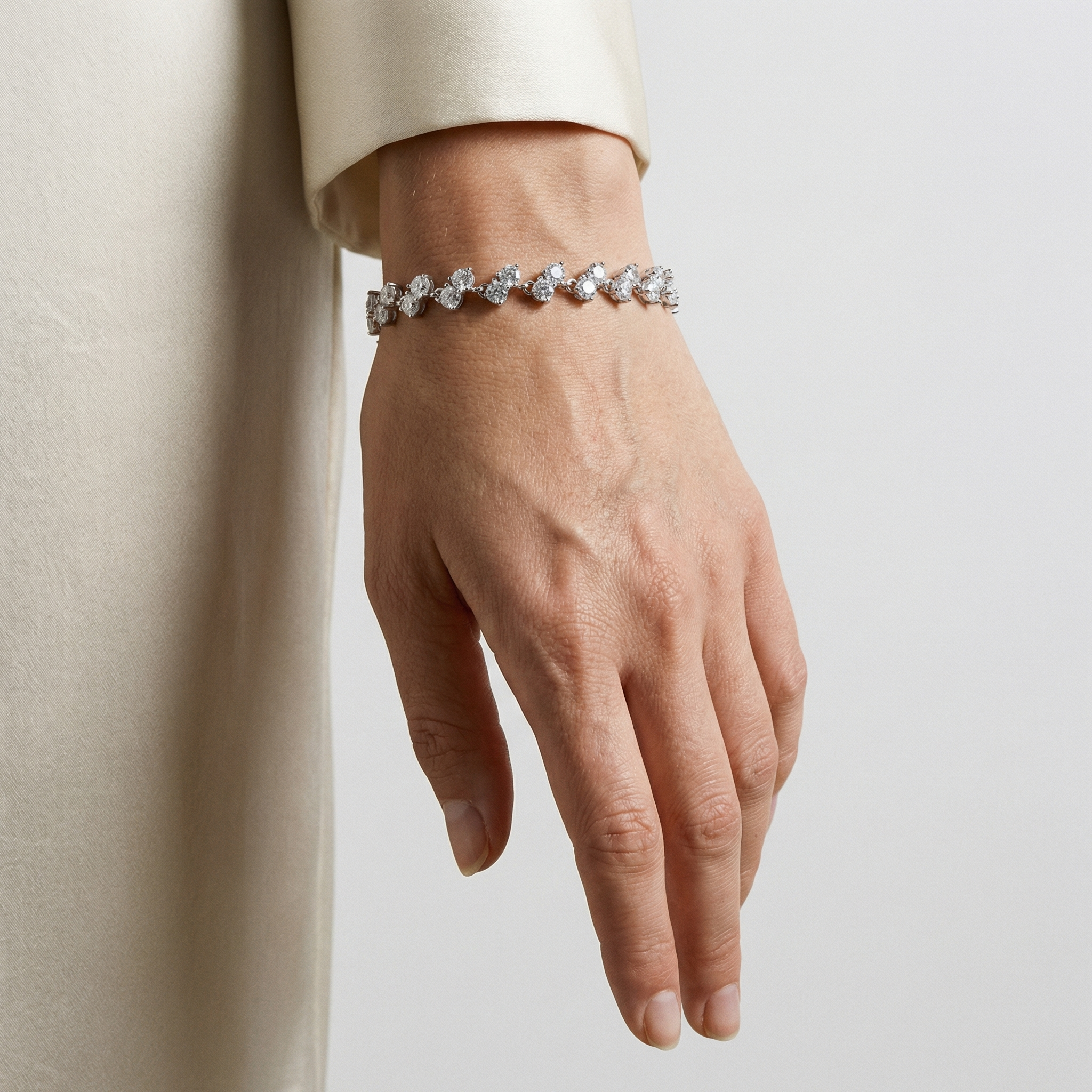 Lace Moissanite Bracelet