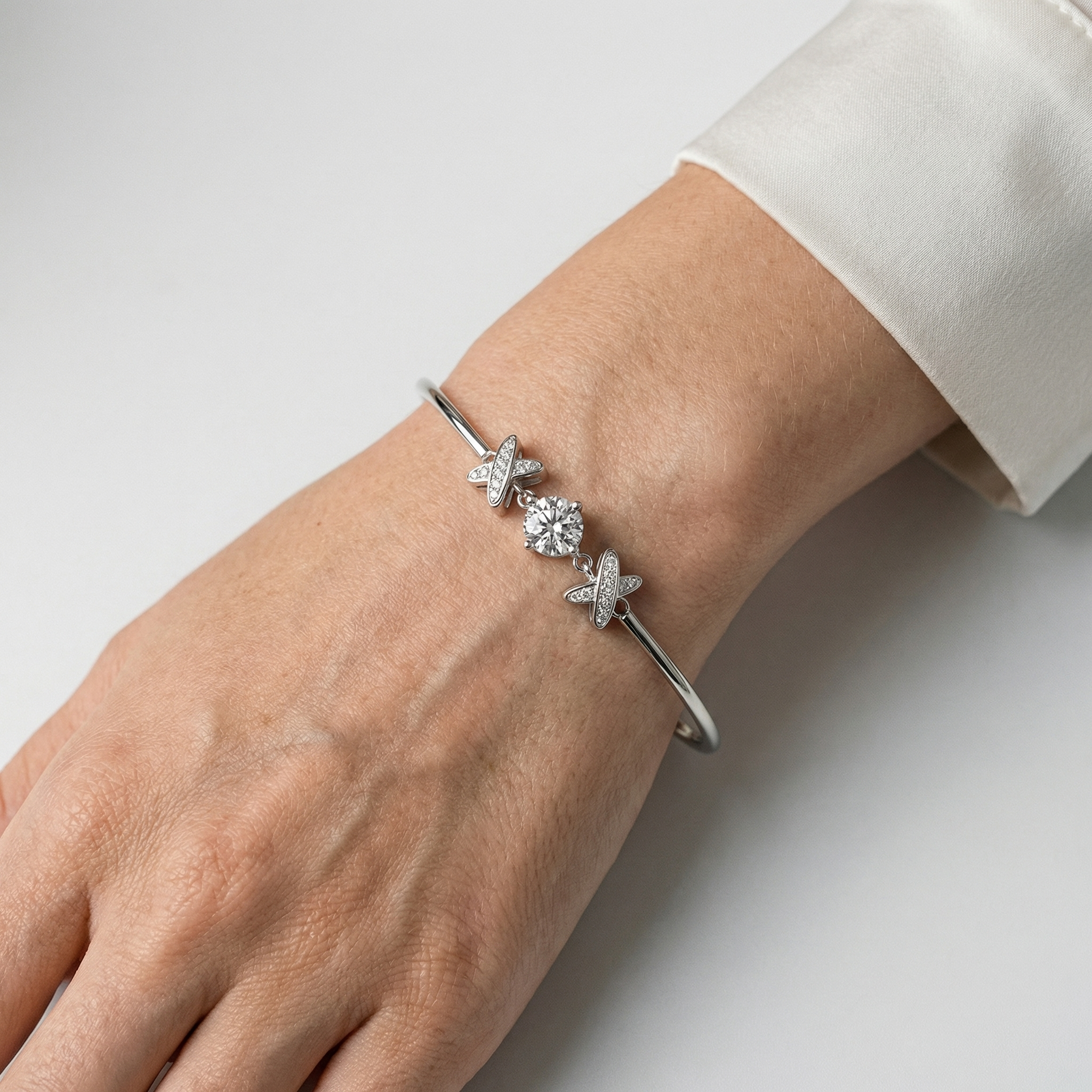 Opaline Moissanite Bracelet