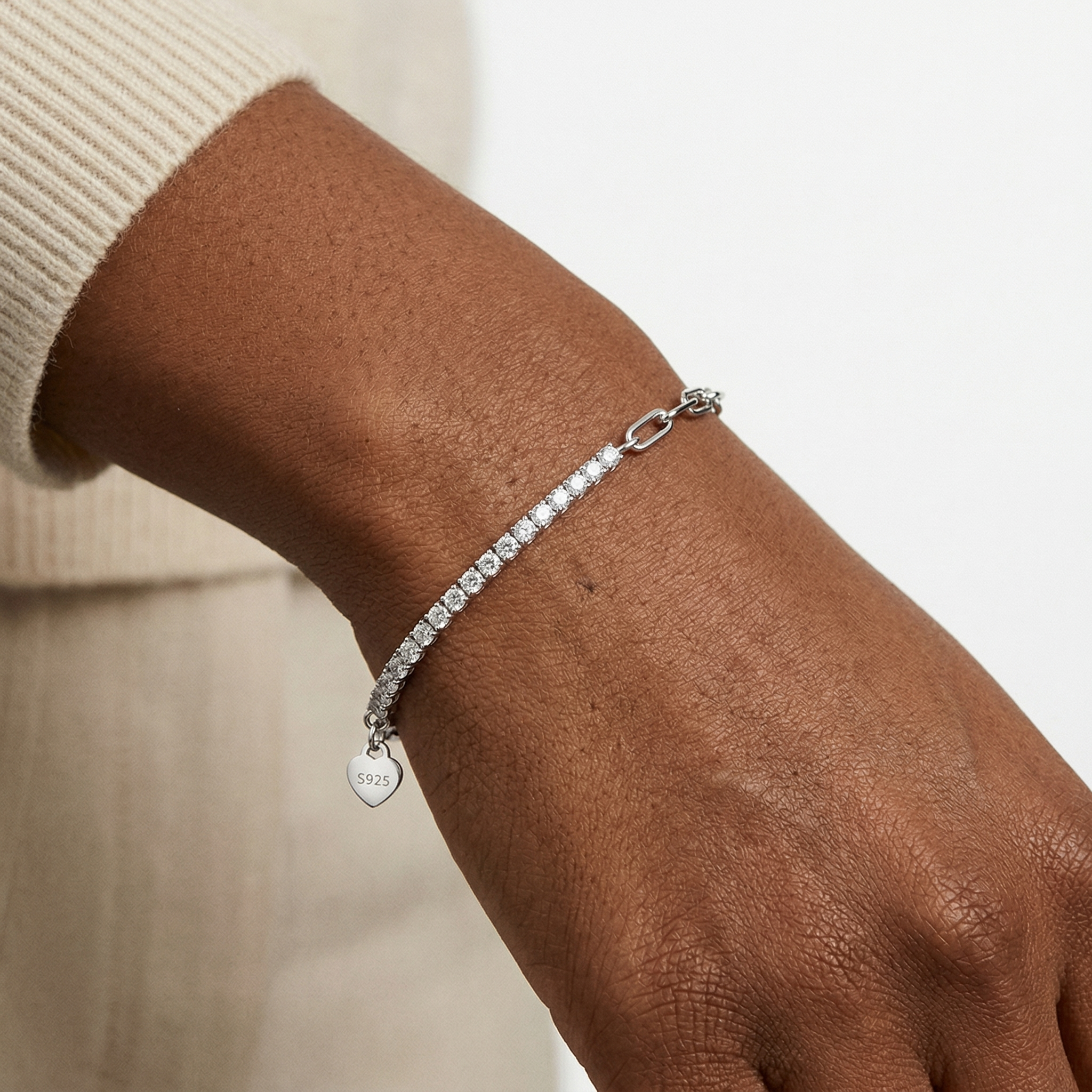 Caille Moissanite Bracelet