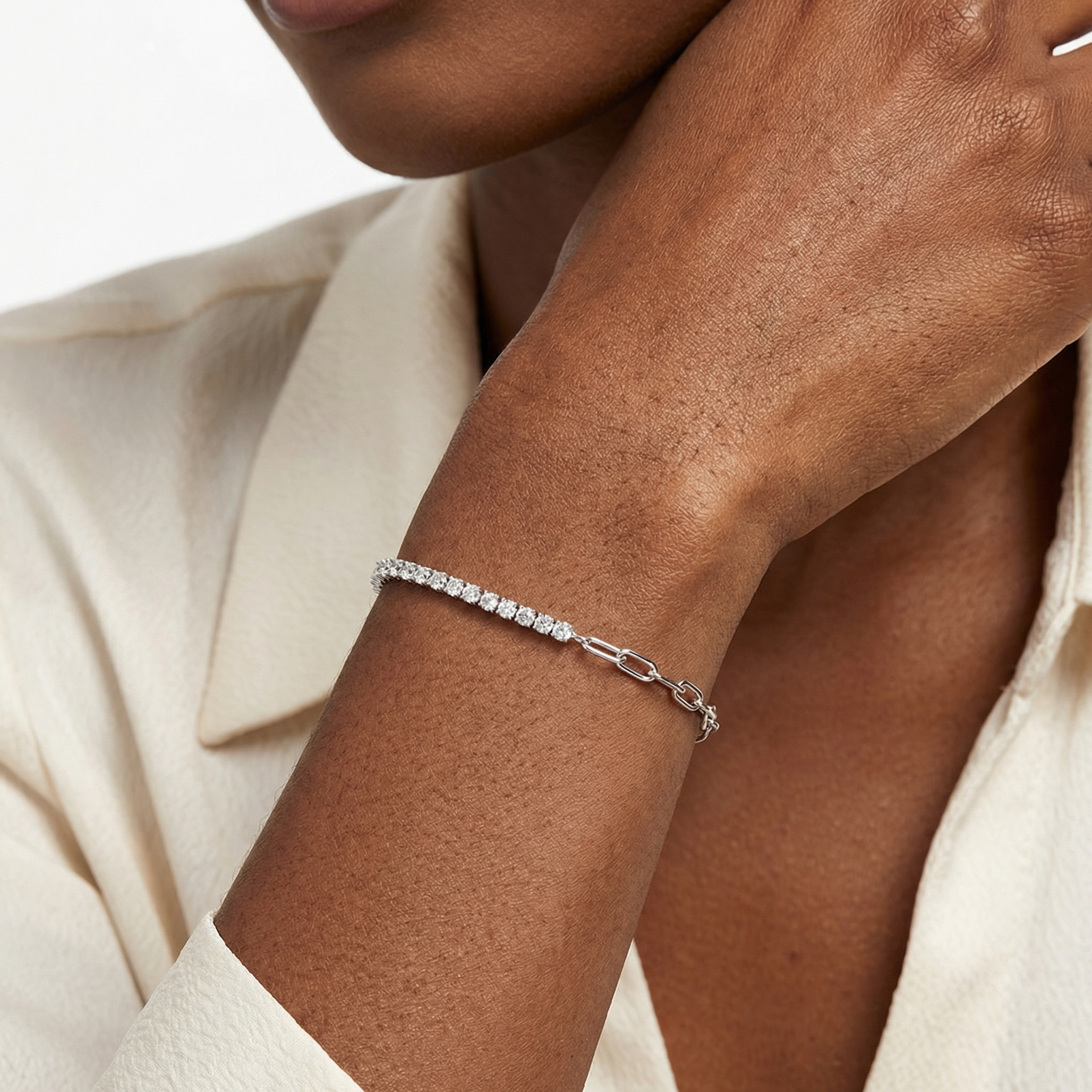 Caille Moissanite Bracelet