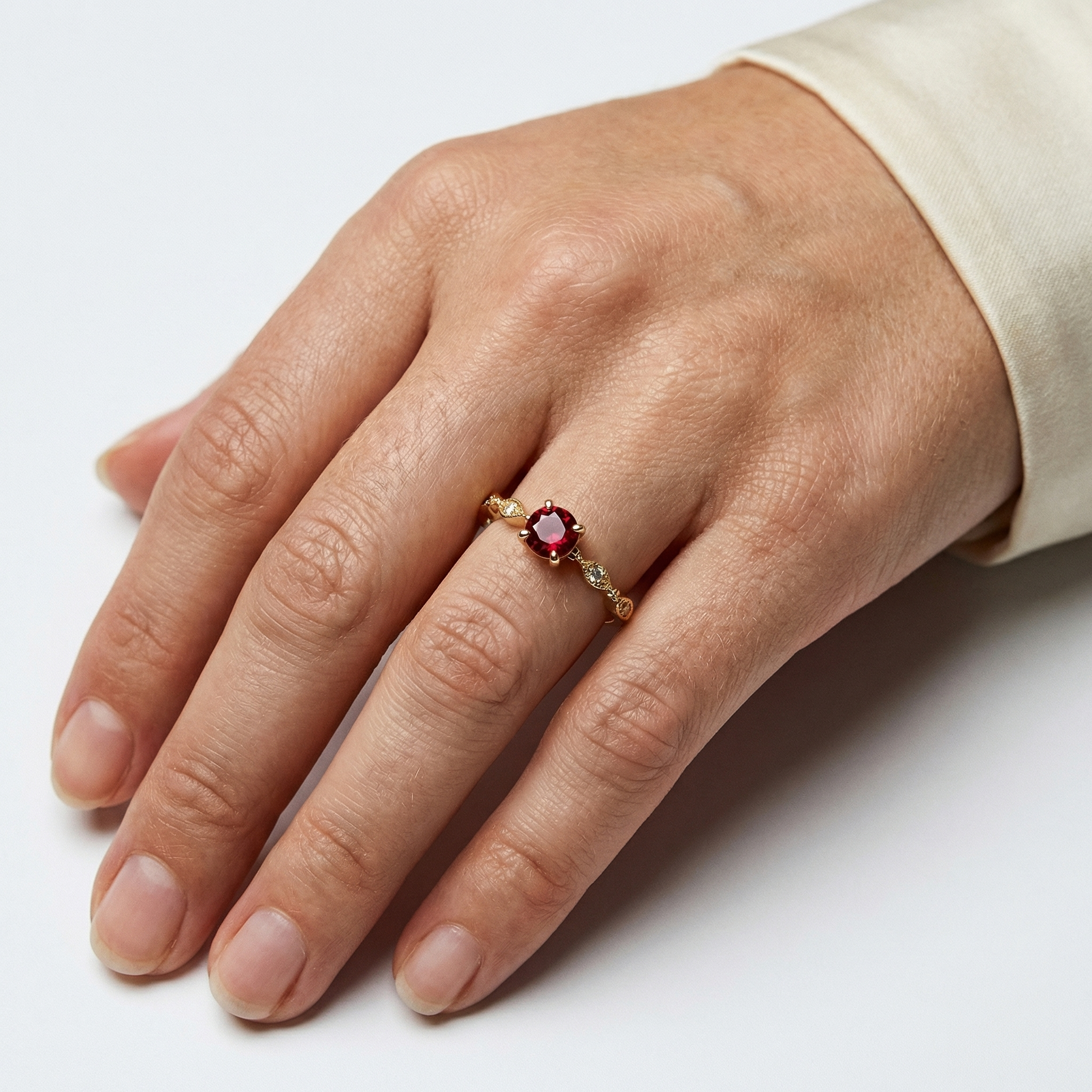 Zelda Moissanite Ring