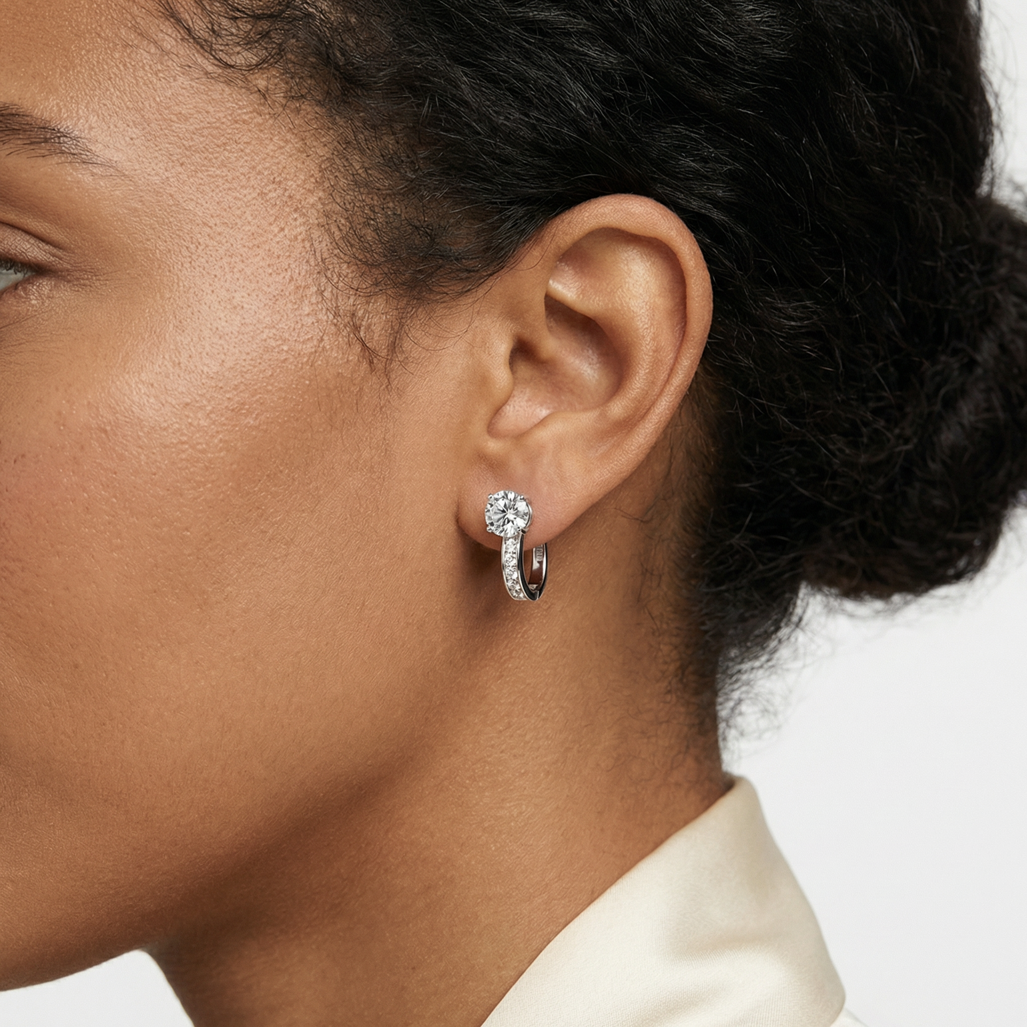 Aurelia Moissanite Earring
