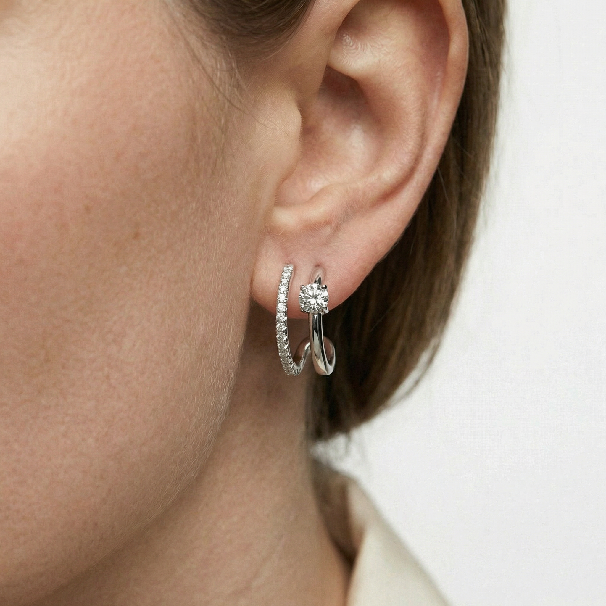 Caia Moissanite Earring
