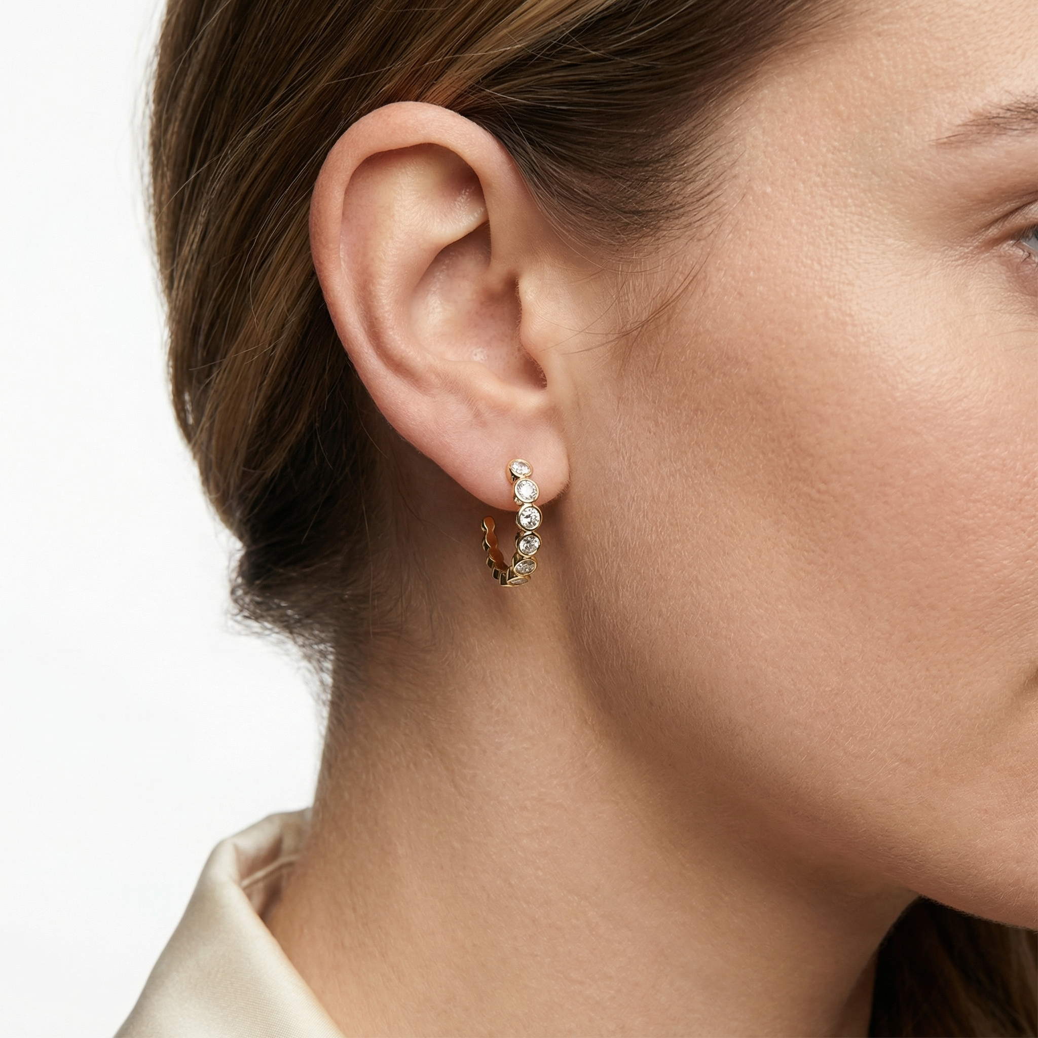 Maren Moissanite Earring