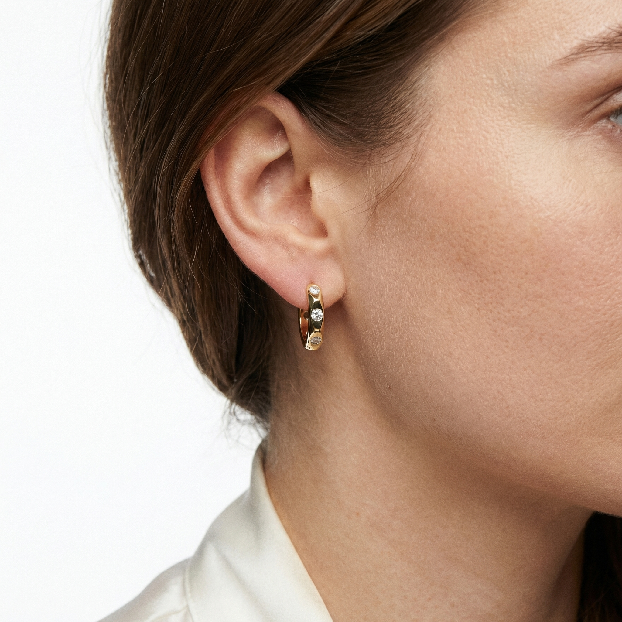 Thessaly Moissanite Earring