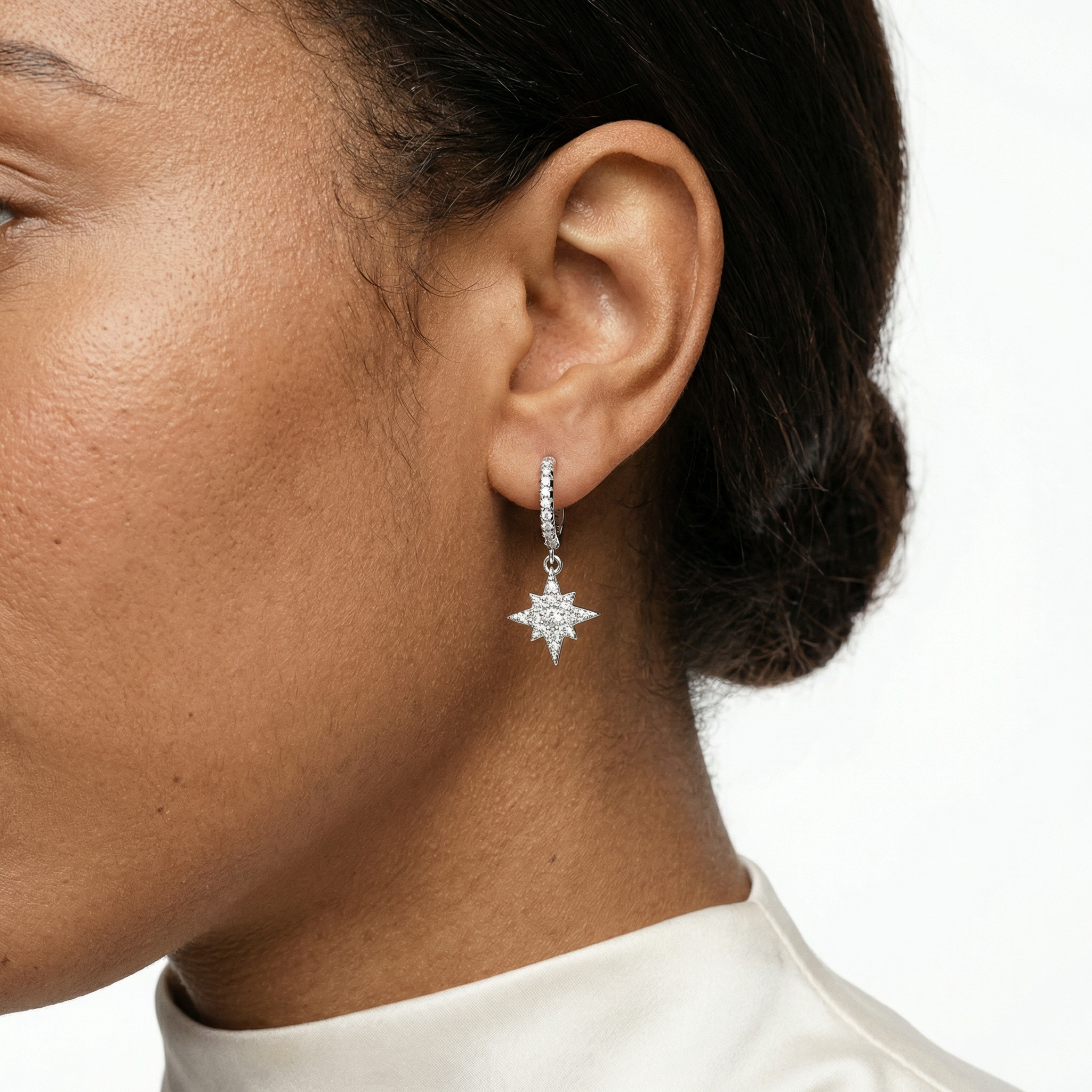 Tamsin Moissanite Earring