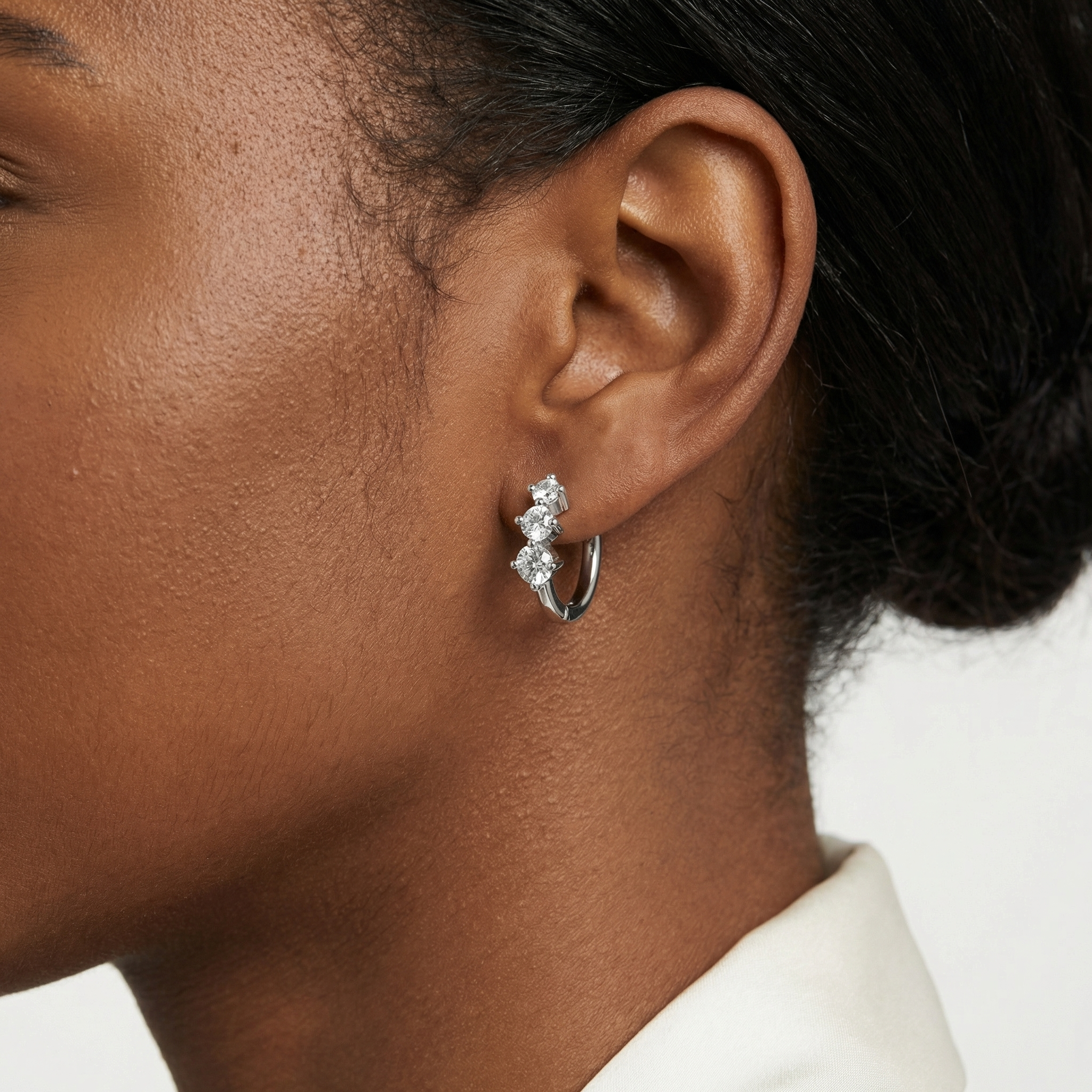 Mireille Moissanite Earring