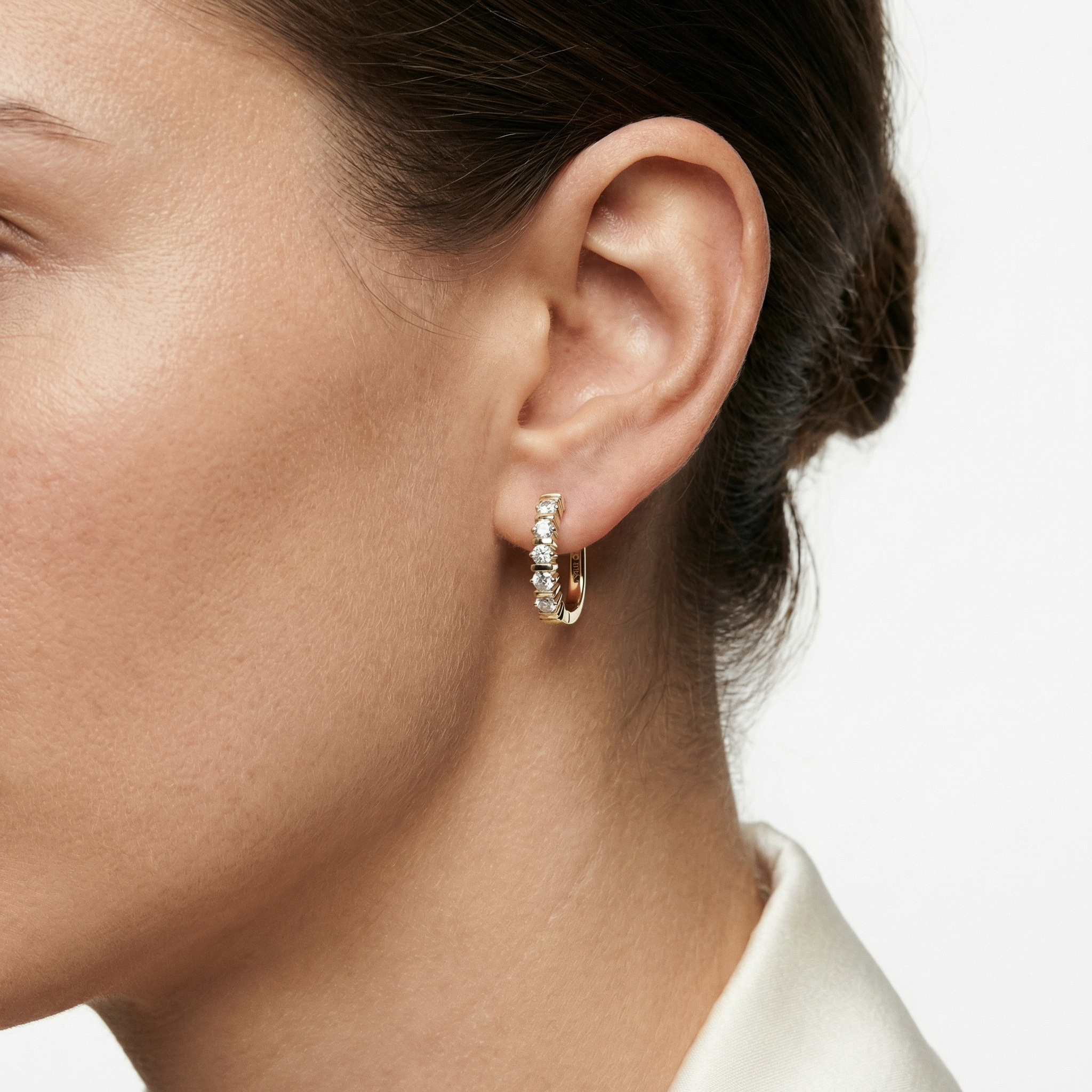 Zinara Moissanite Earring