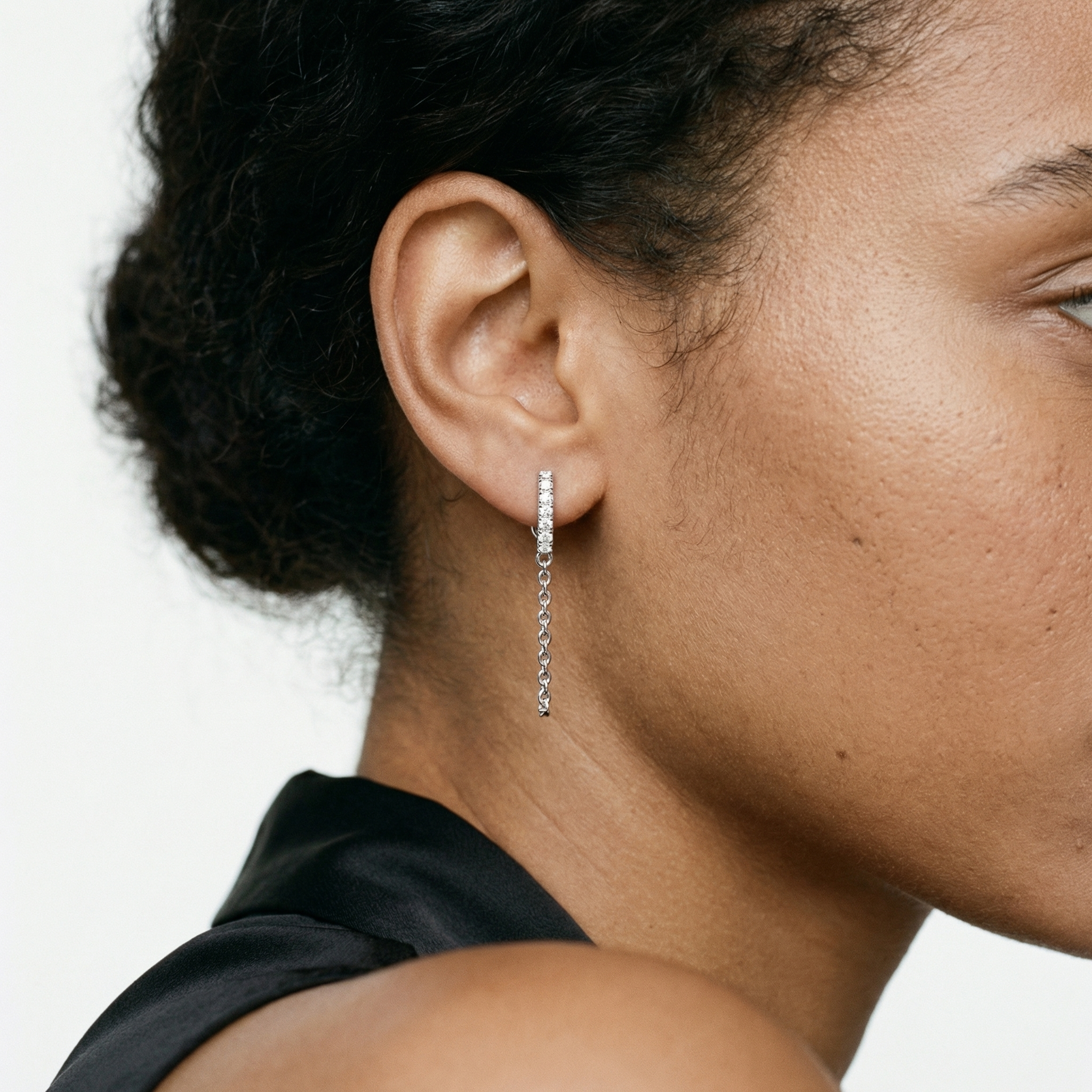 Bren Moissanite Earring