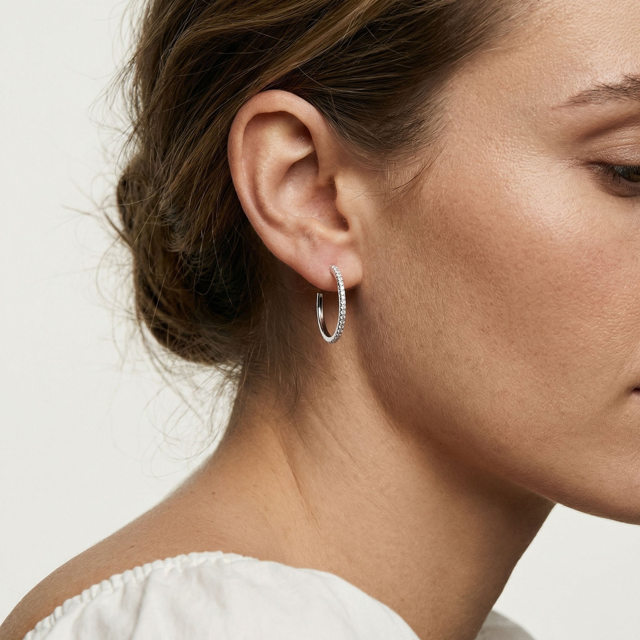 Marlena Moissanite Earring