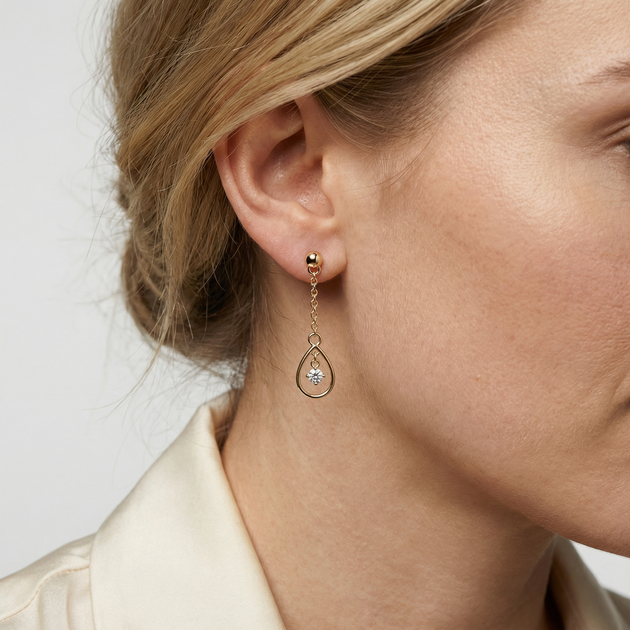 Riva Moissanite Earring