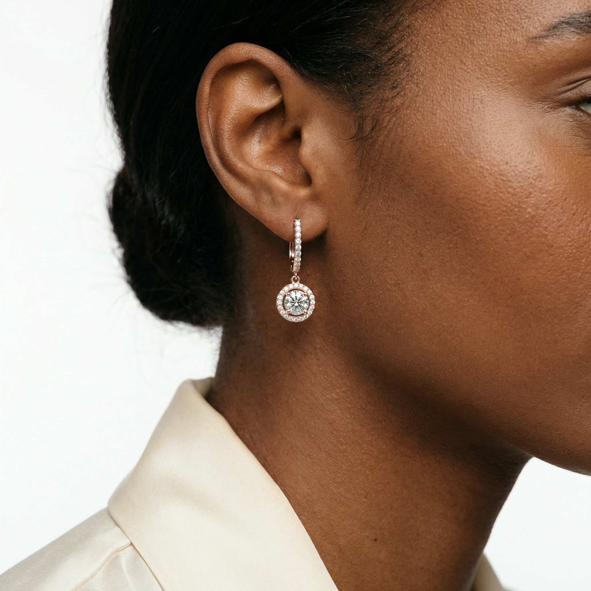 Lucine Moissanite Earring