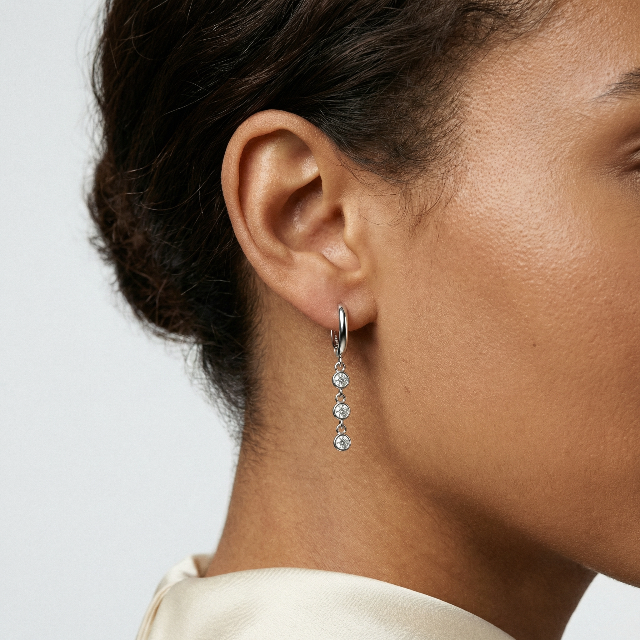 Avila Moissanite Earring