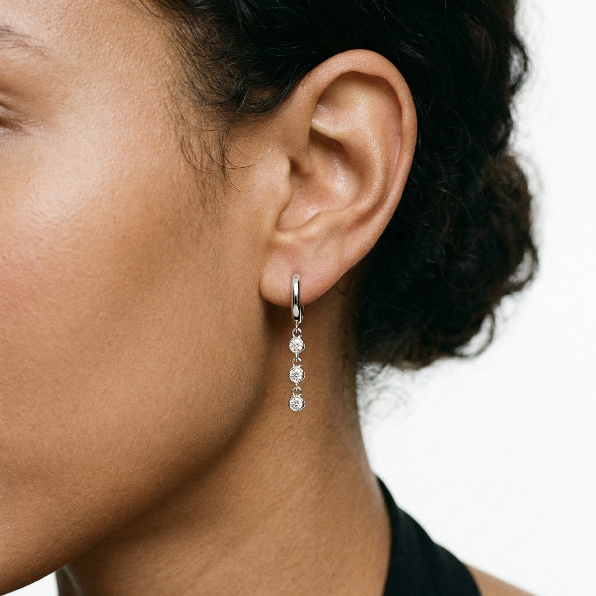 Avila Moissanite Earring