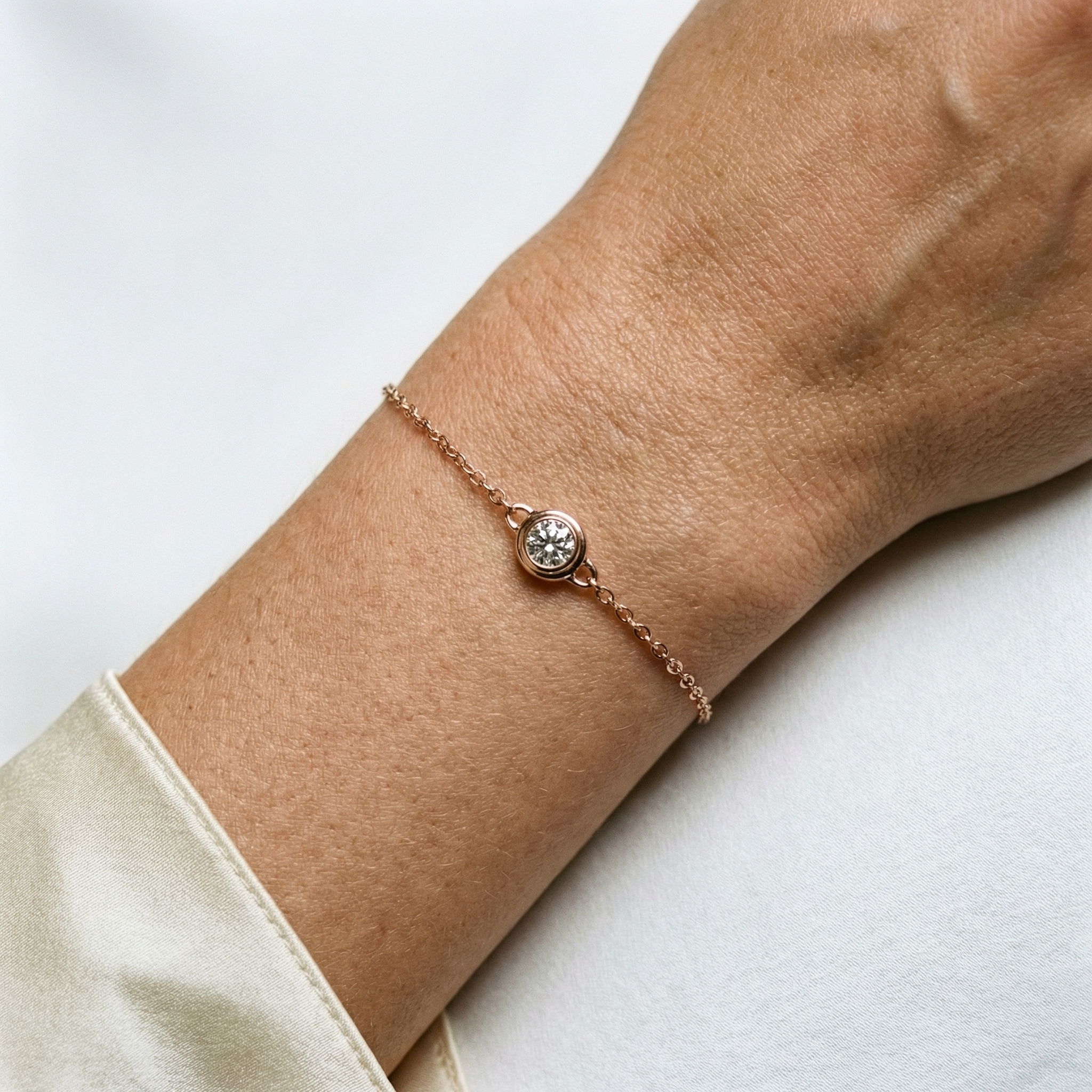 Riven Moissanite Bracelet