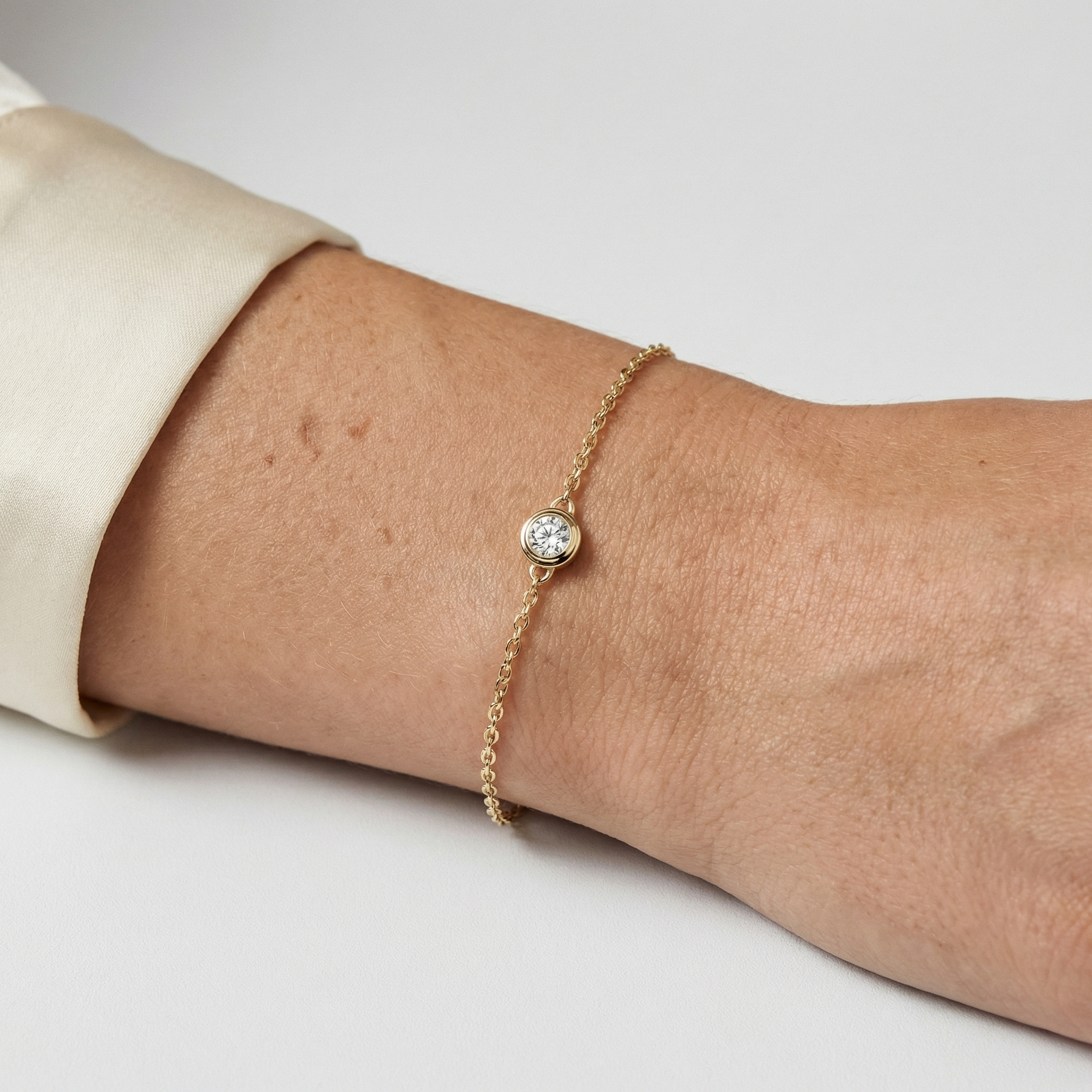Riven Moissanite Bracelet