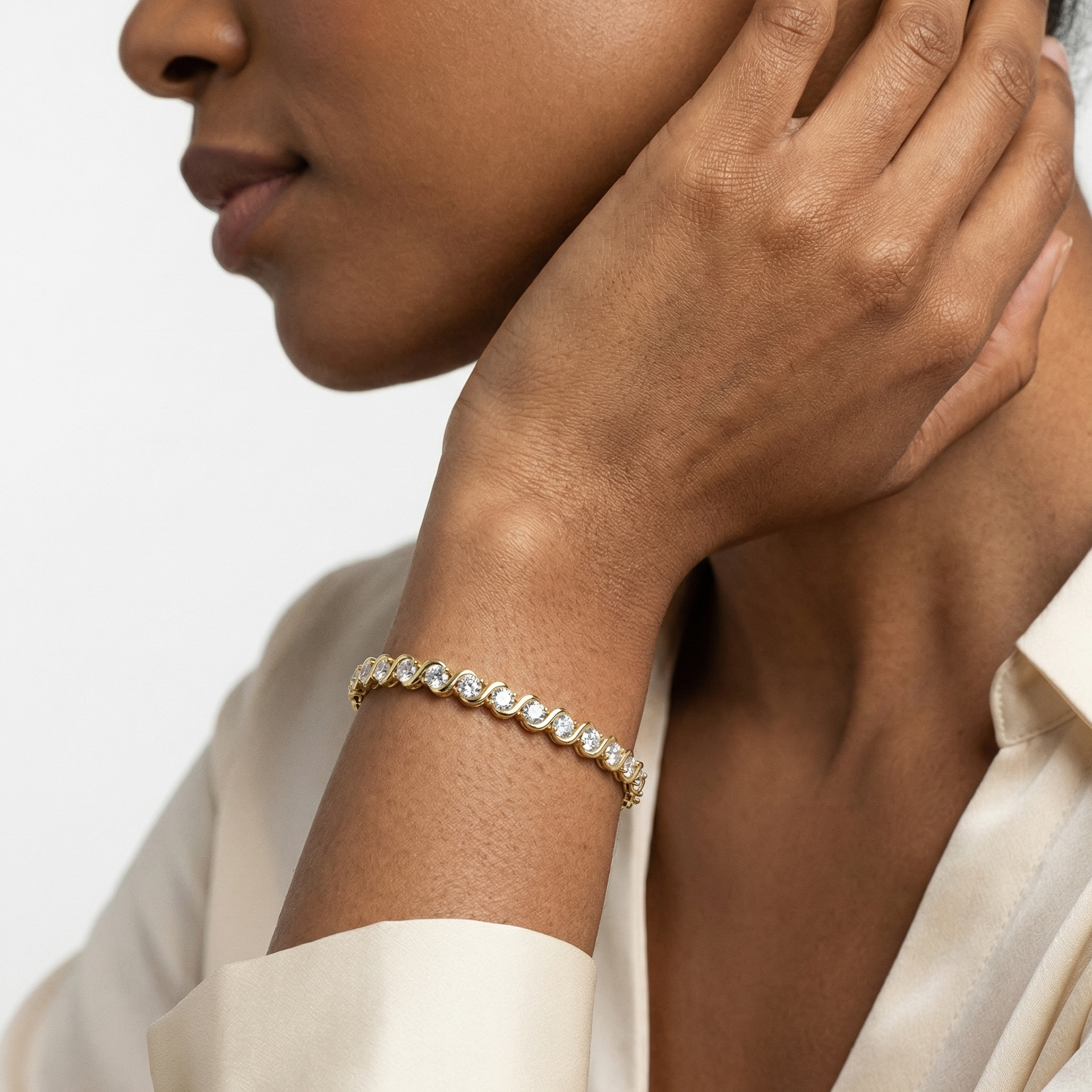 Celestine Moissanite Bracelet