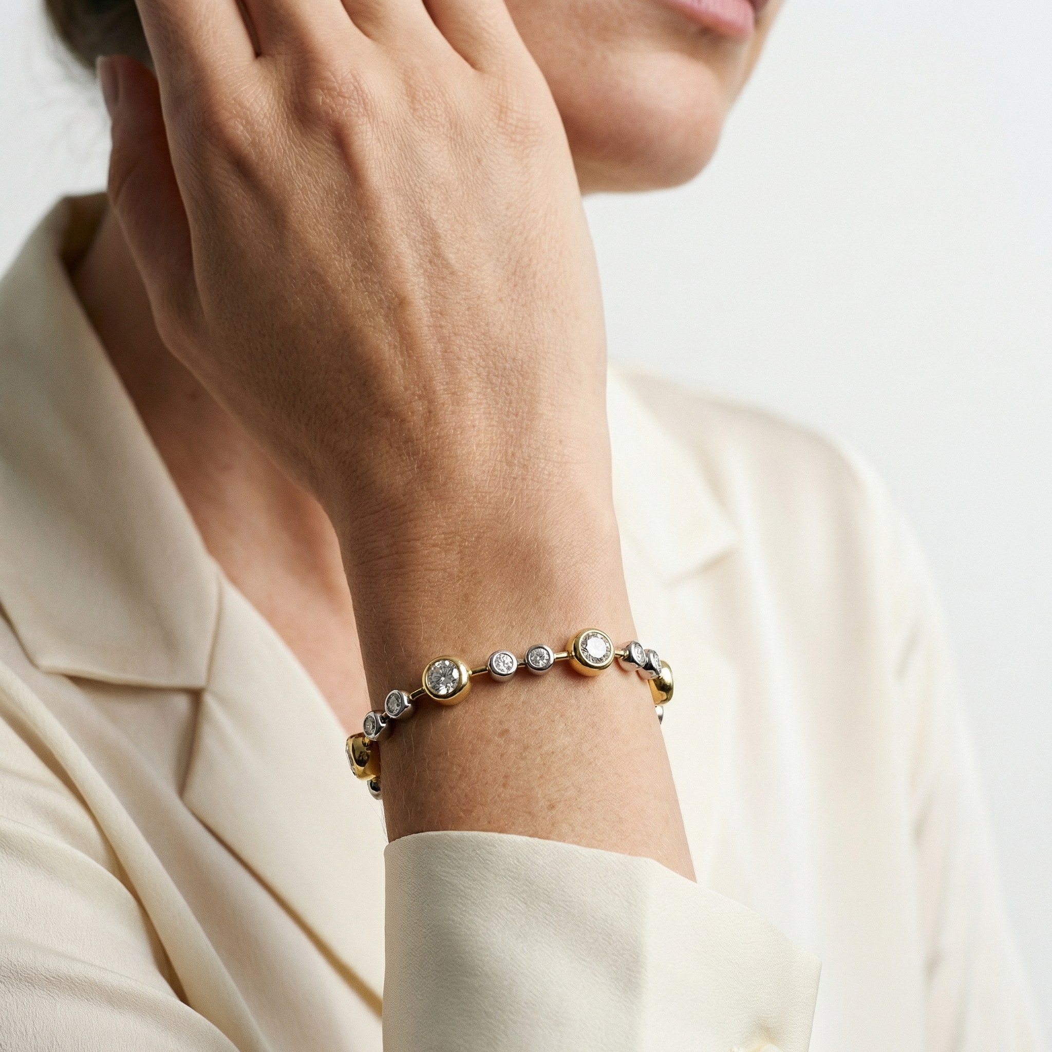 Lacey Moissanite Bracelet