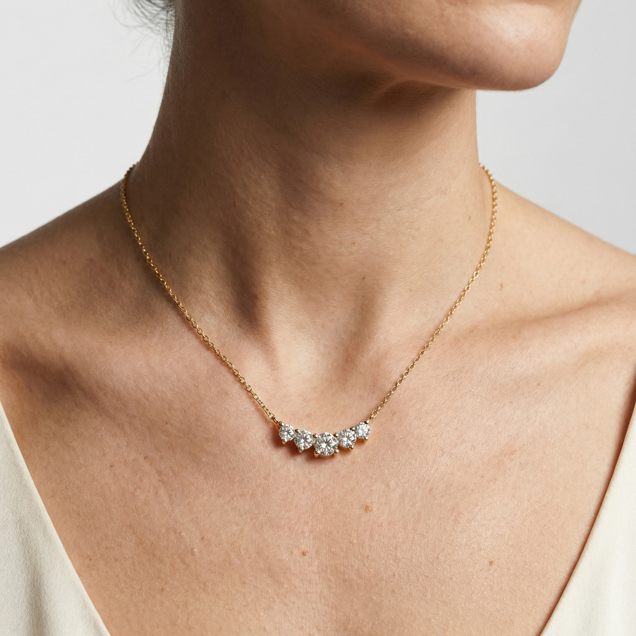 Brylee Moissanite Necklace