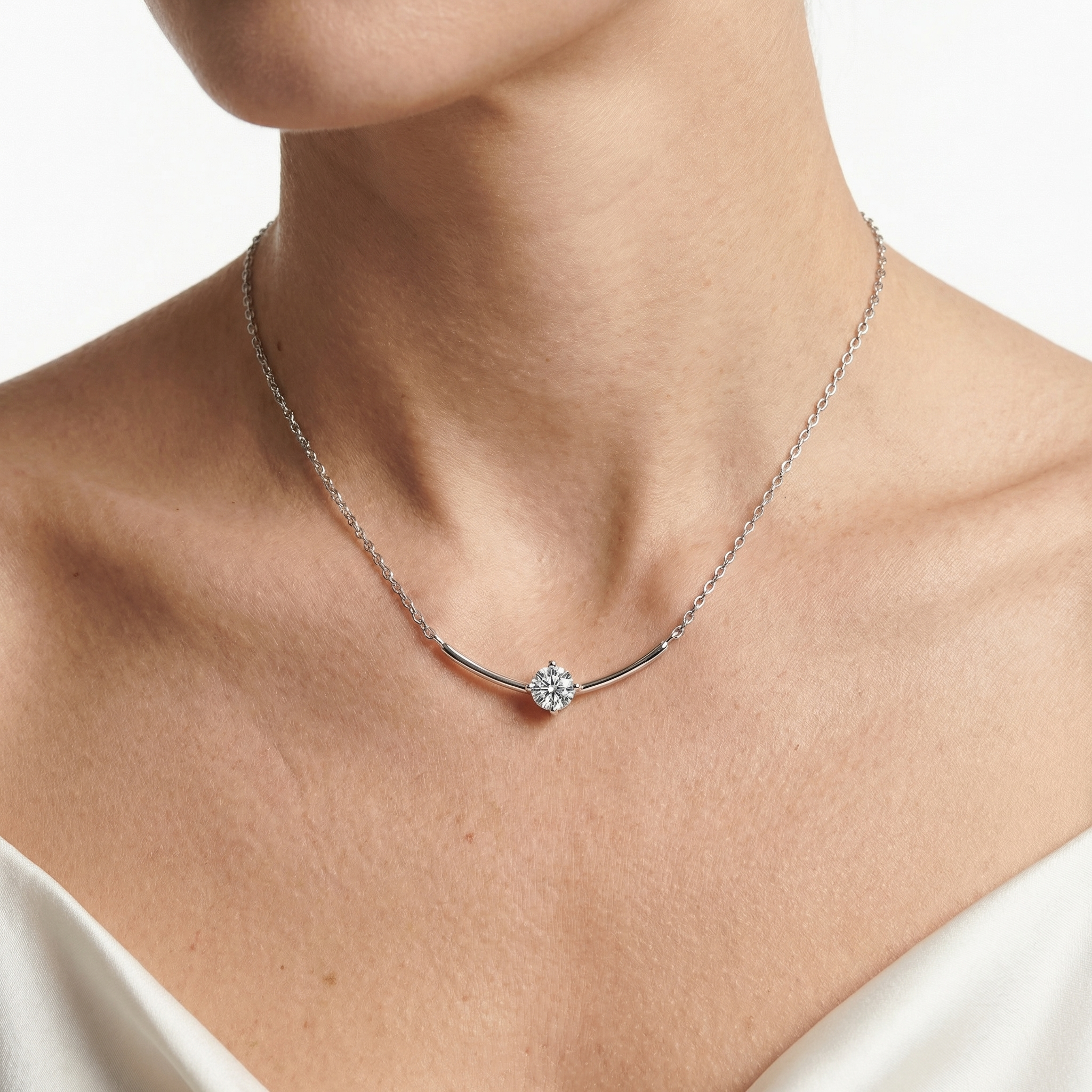 Catriona Moissanite Necklace