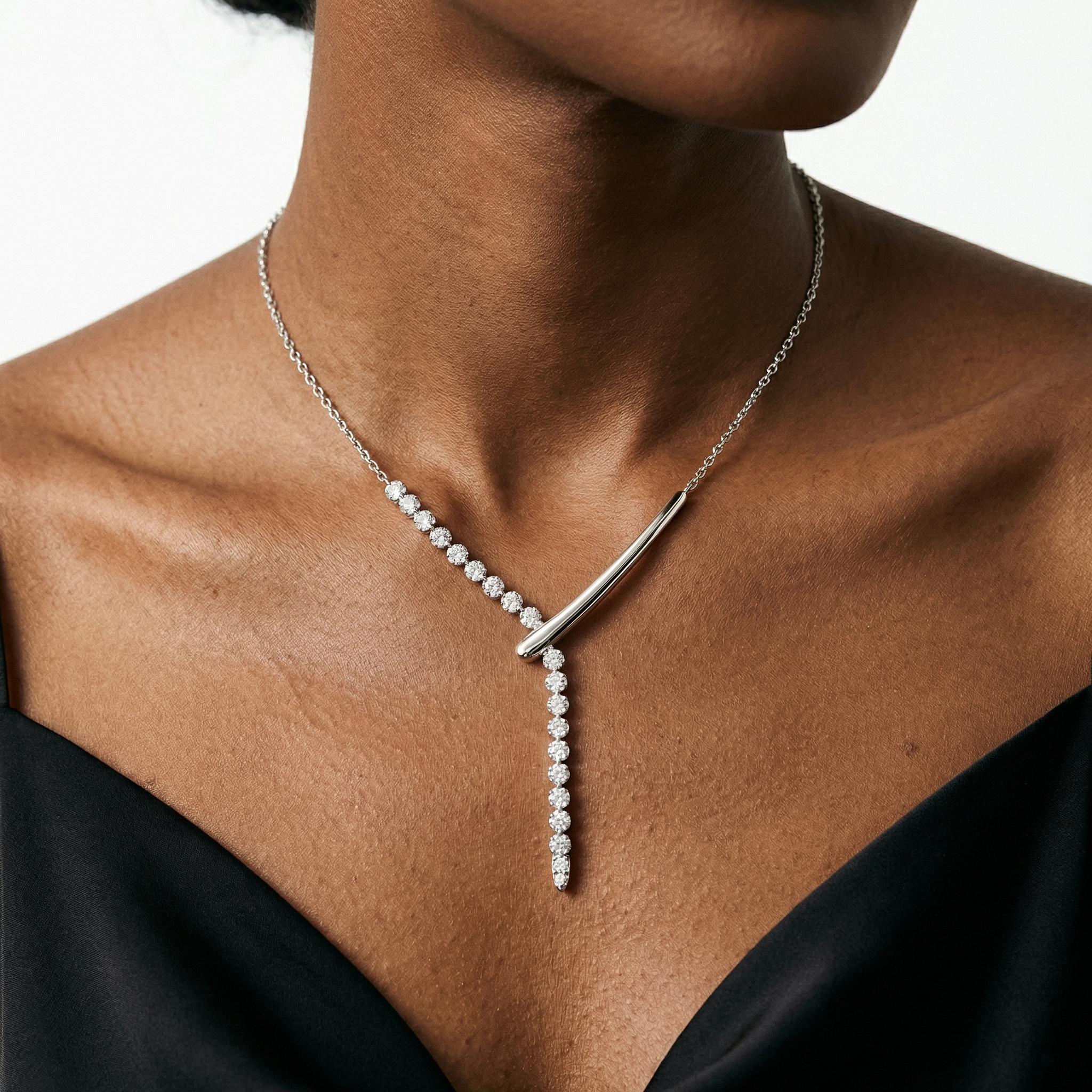 Taline Moissanite Necklace