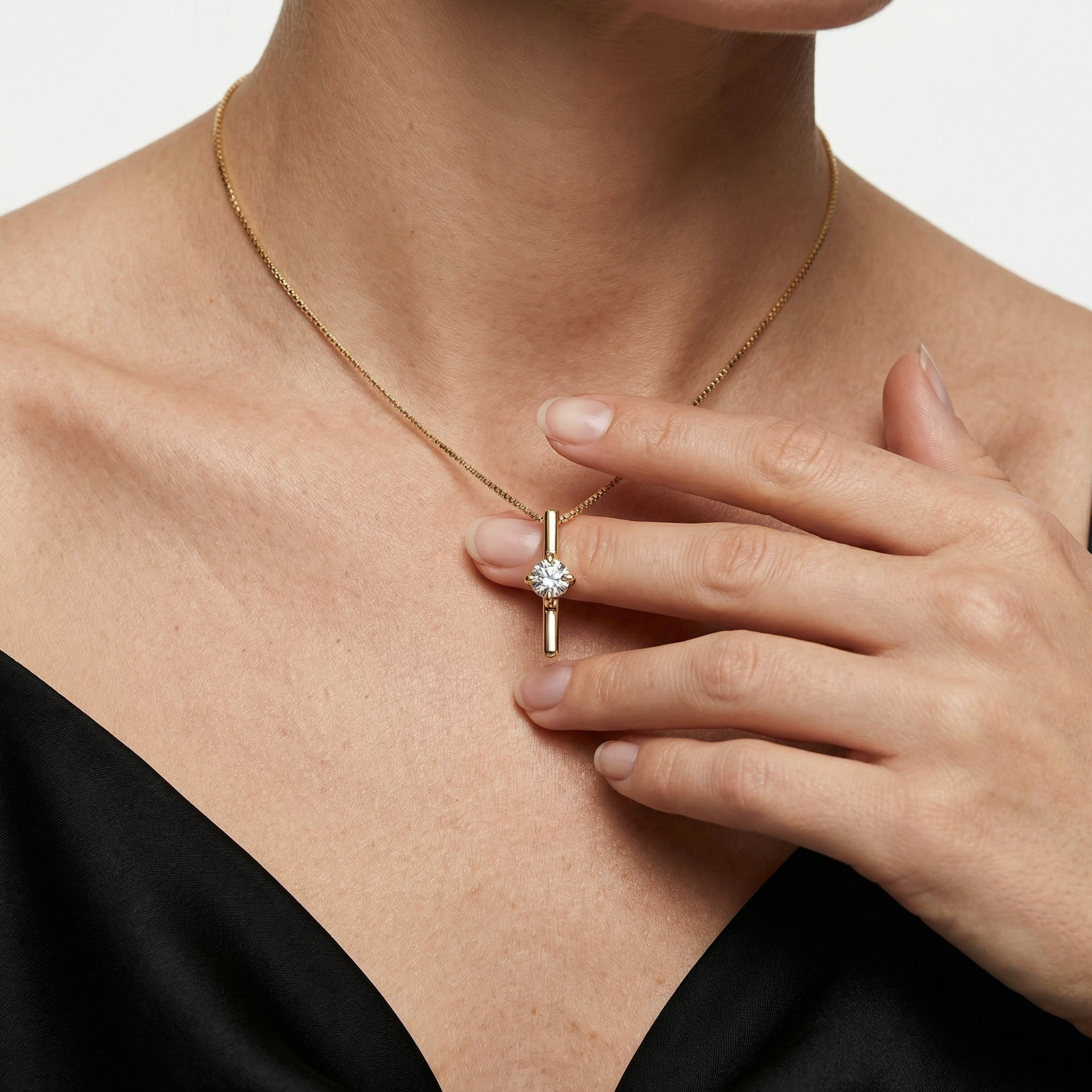 Cailine Moissanite Necklace