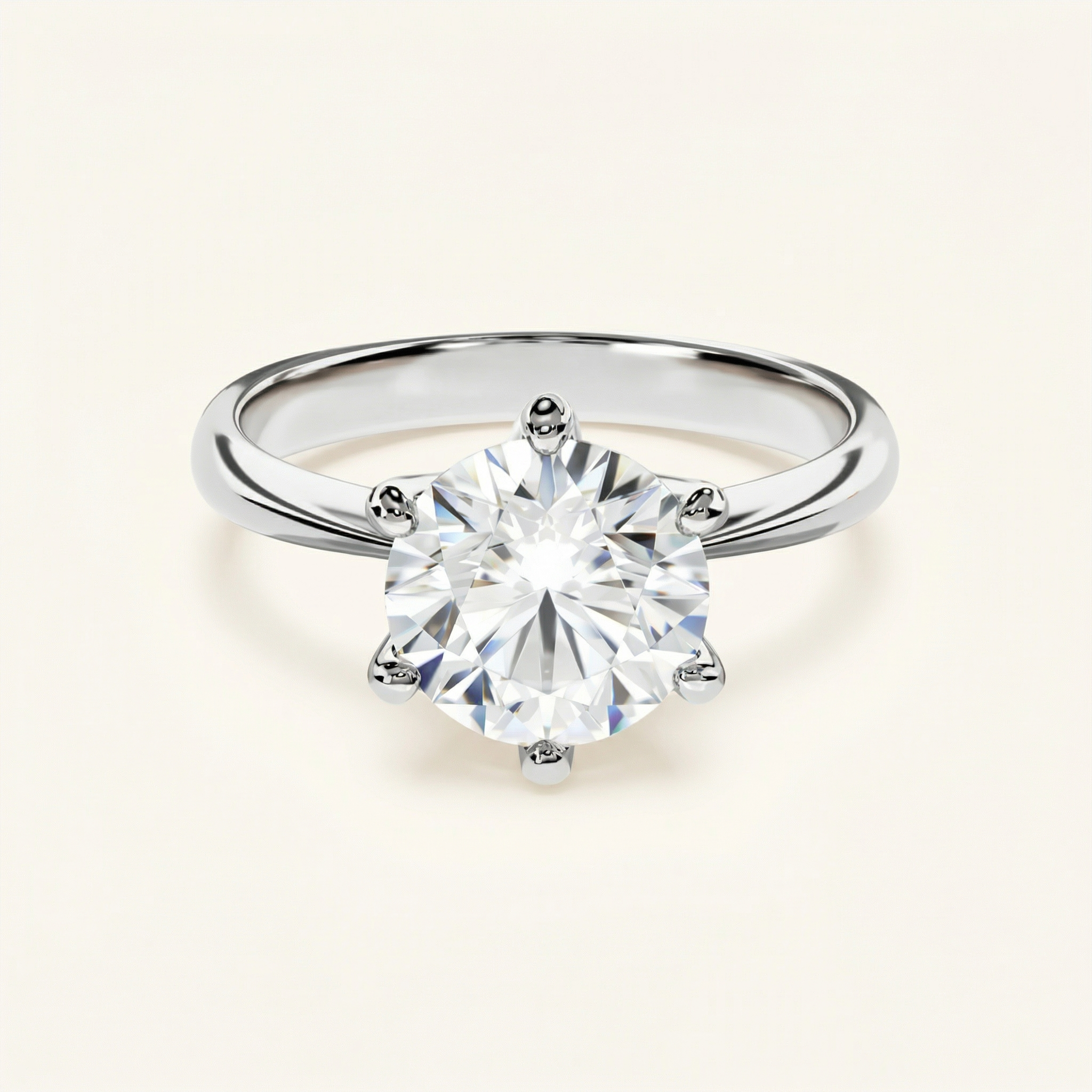 Demi Moissanite Ring