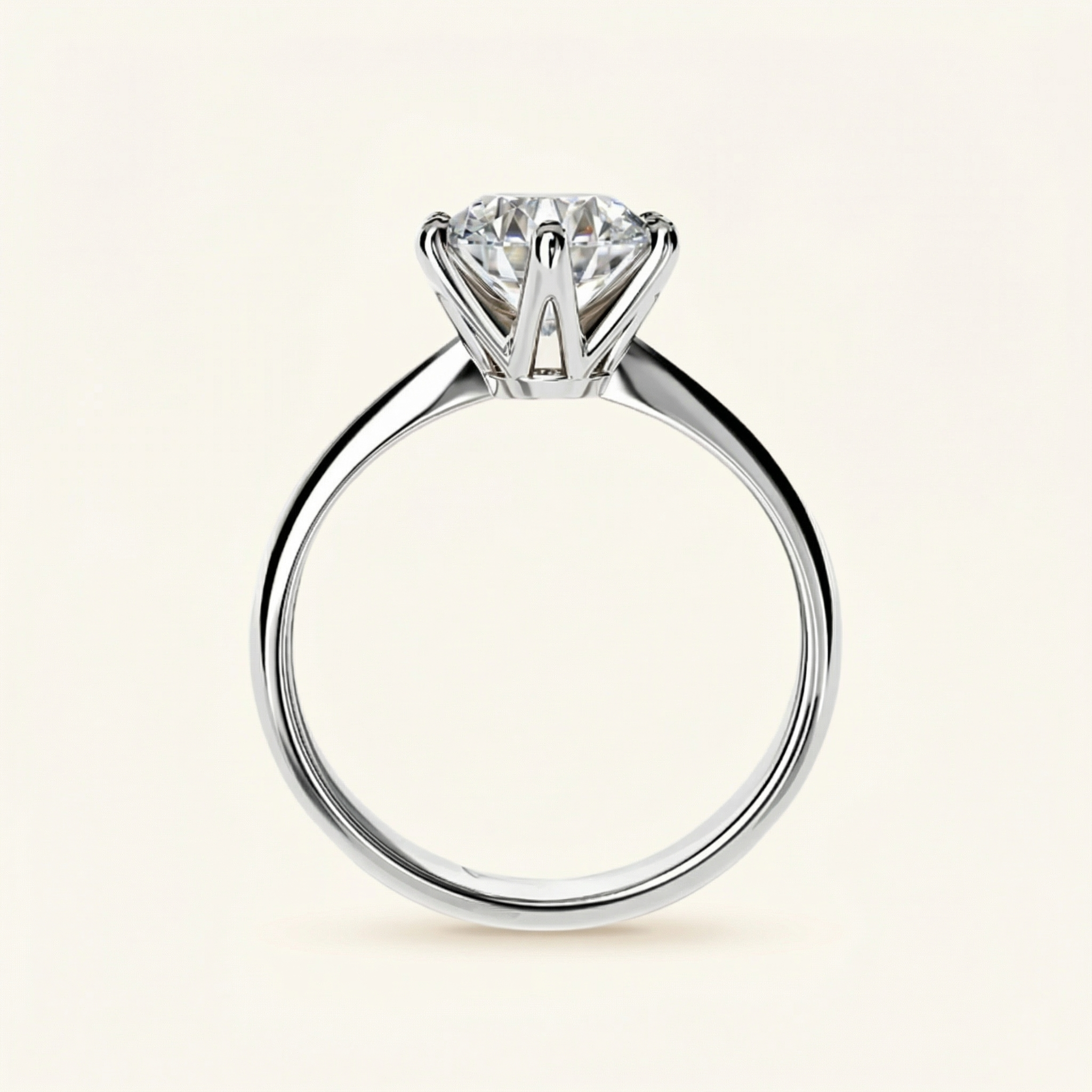 Demi Moissanite Ring