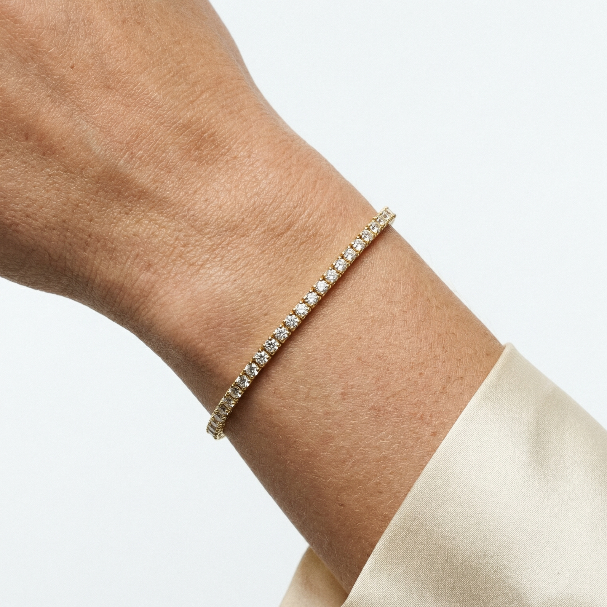 Moissanite Tennis Bracelet - 2mm