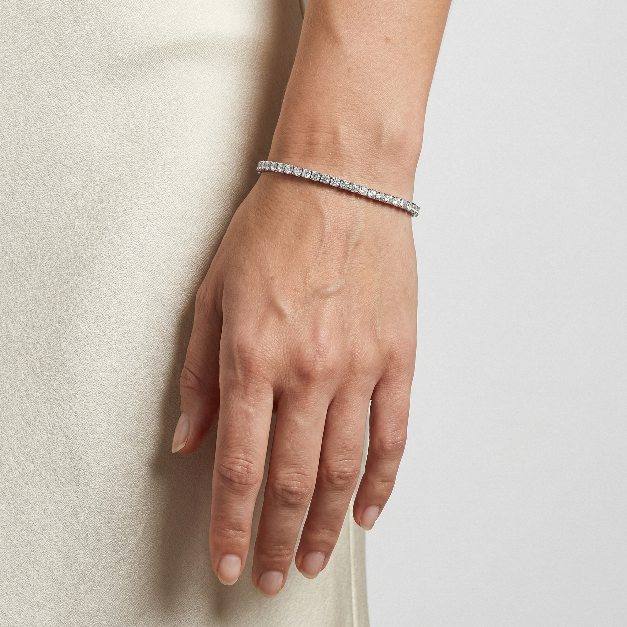 Moissanite Tennis Bracelet - 2mm