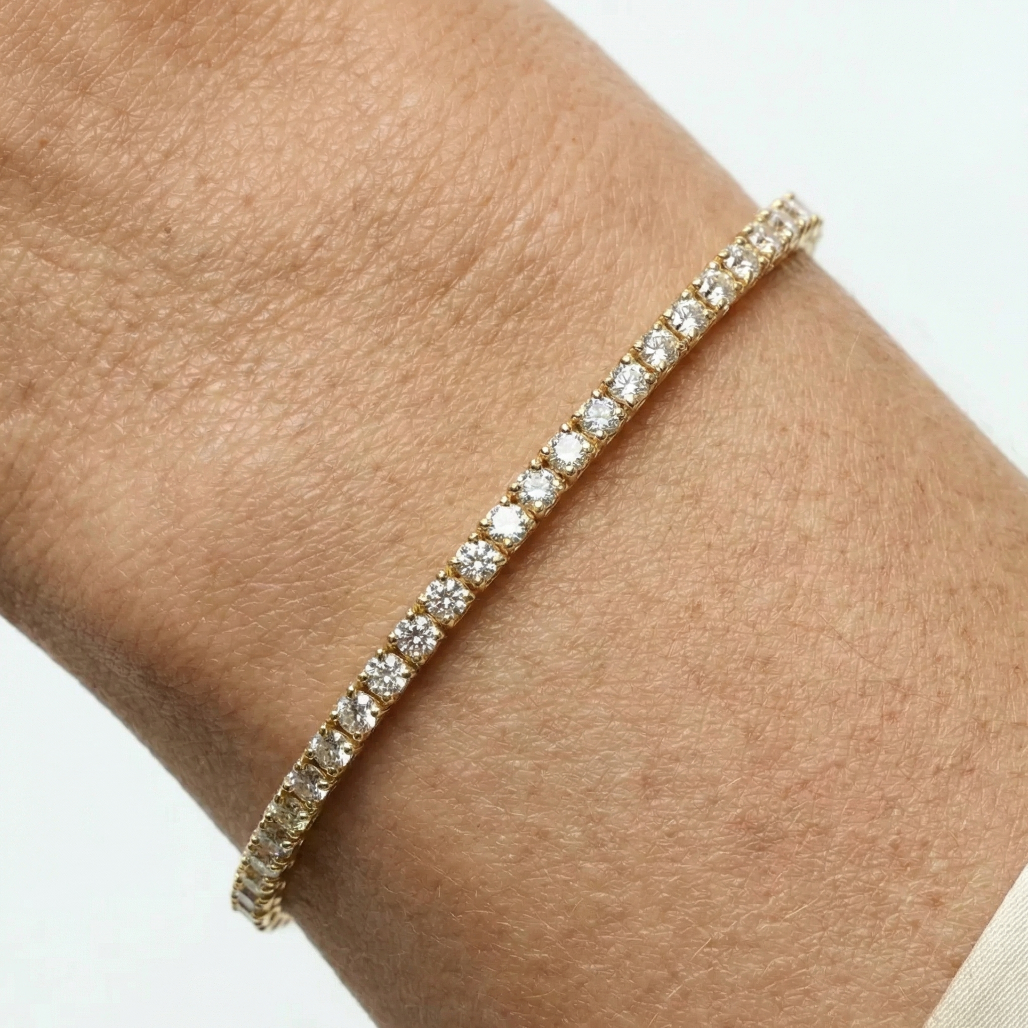 Moissanite Tennis Bracelet - 2mm