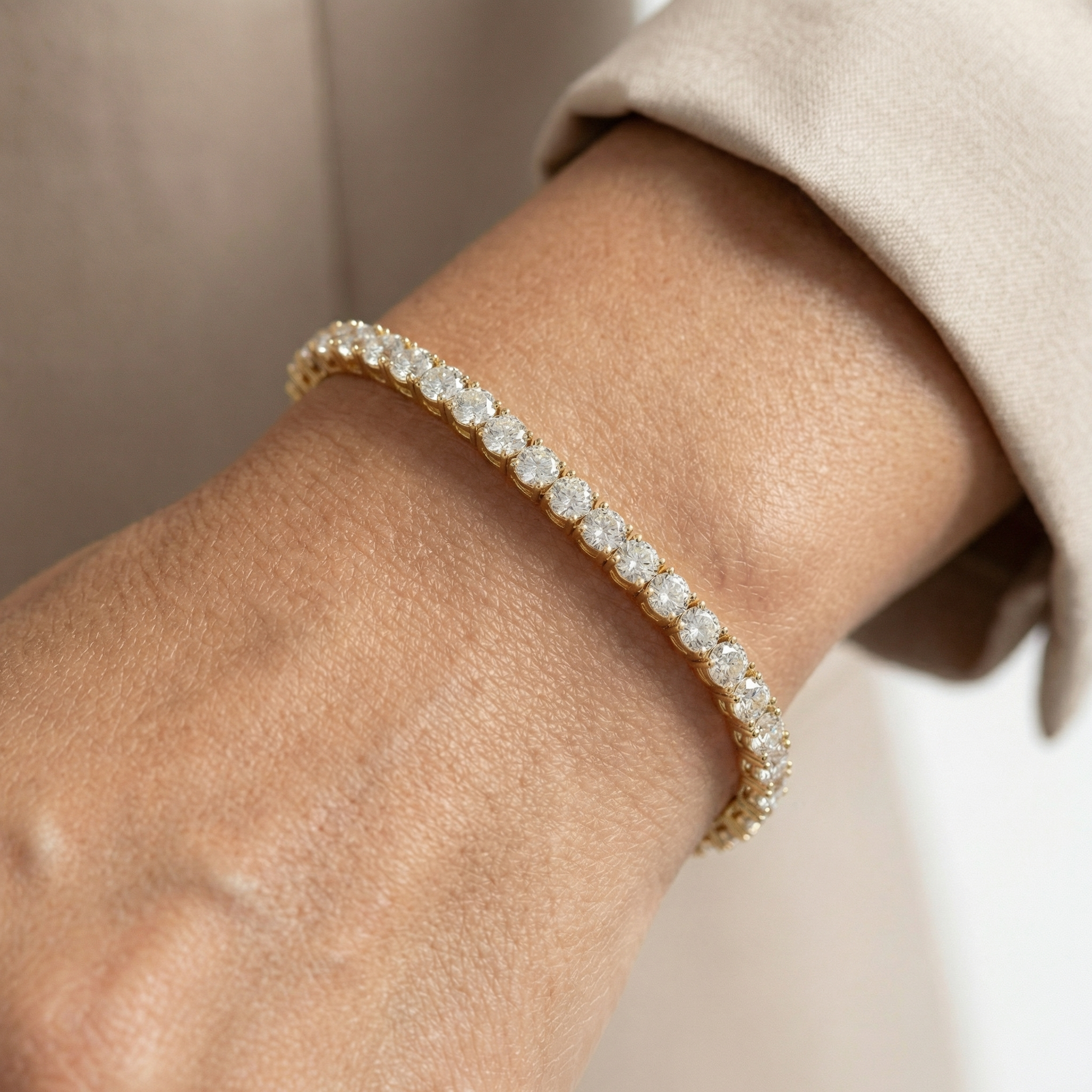 Moissanite Tennis Bracelet - 4mm