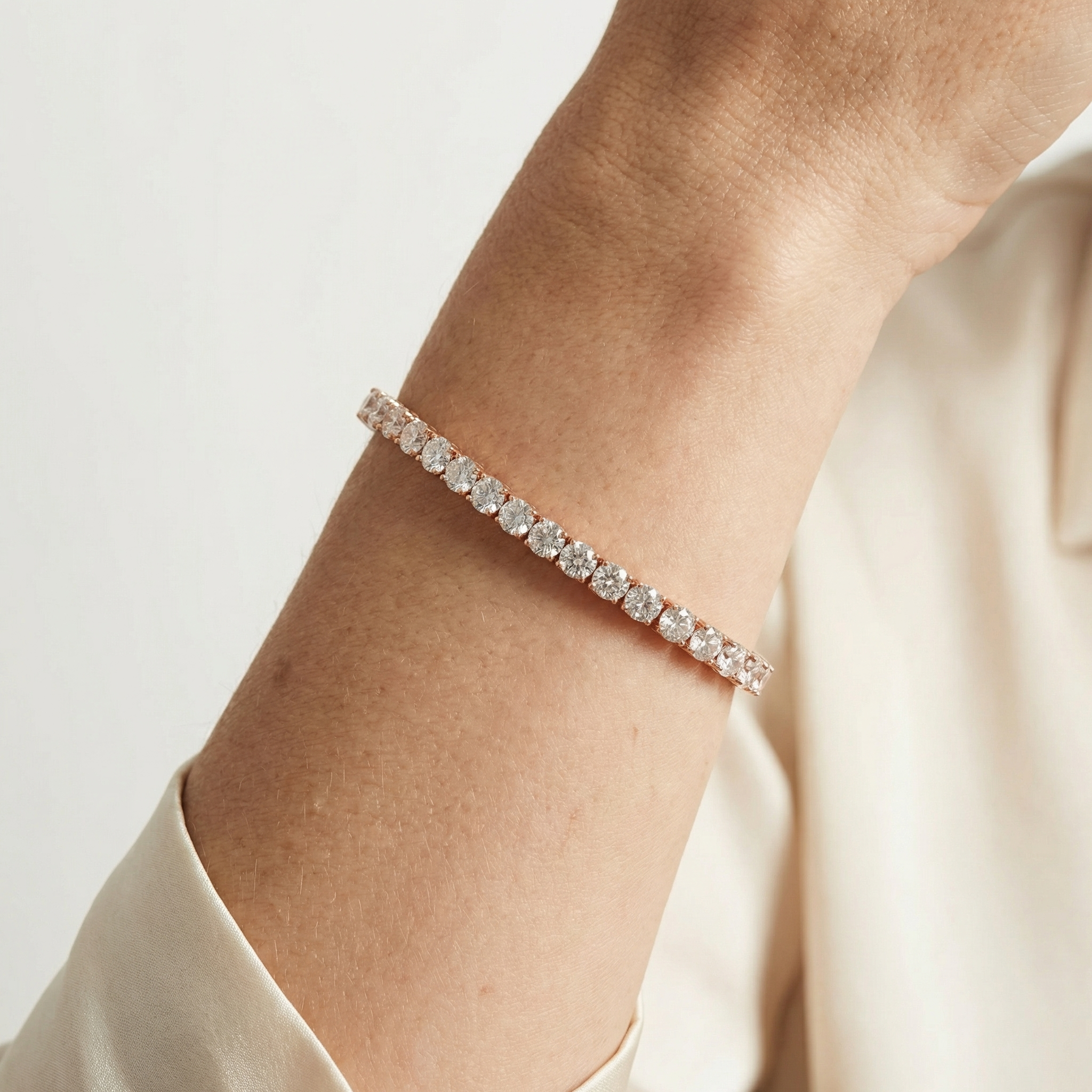 Moissanite Tennis Bracelet - 4mm