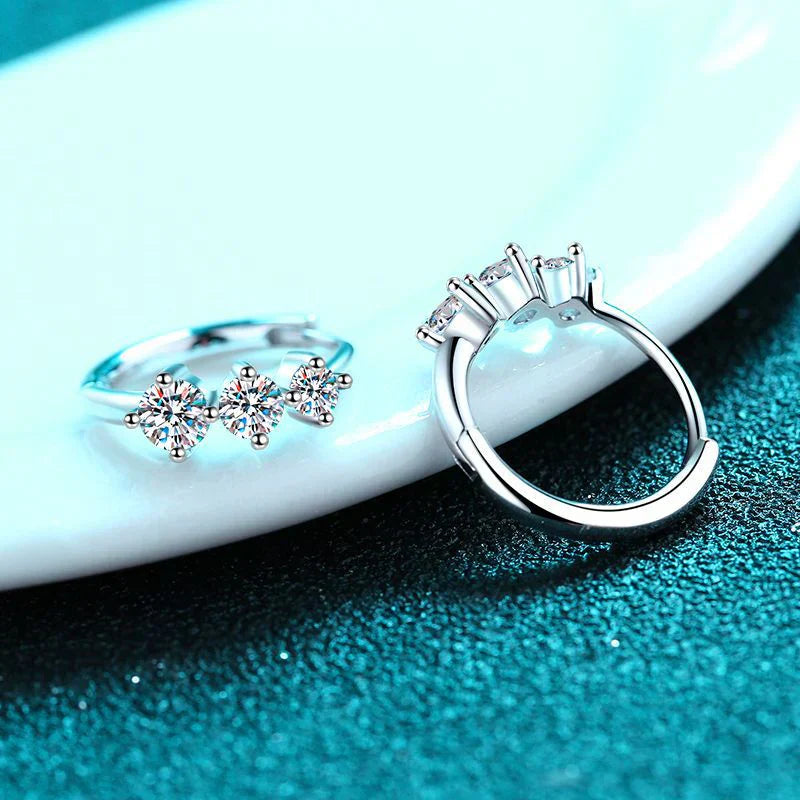 Mireille Moissanite Earring