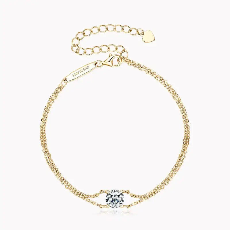 Dove Moissanite Bracelet
