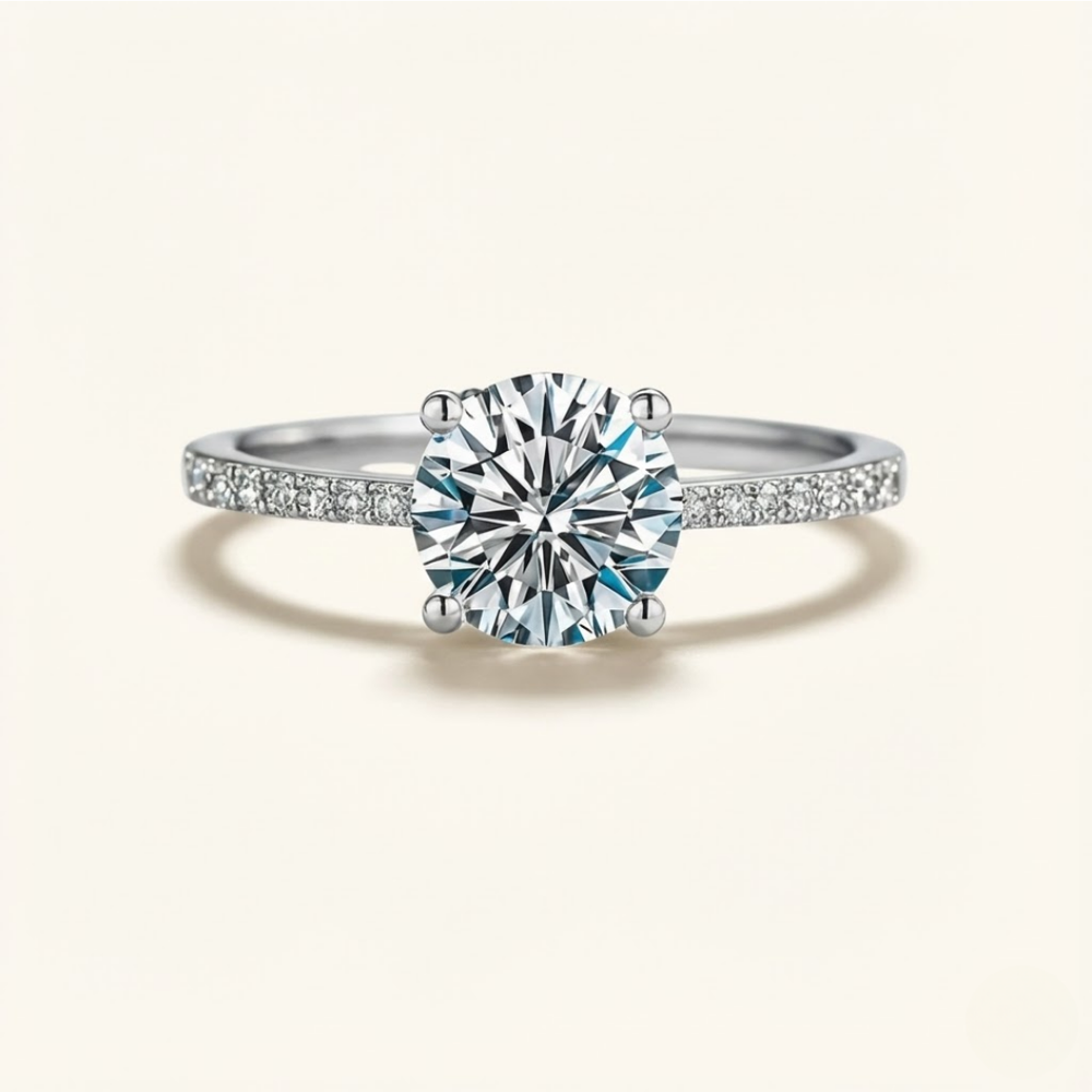 Adele Moissanite Ring