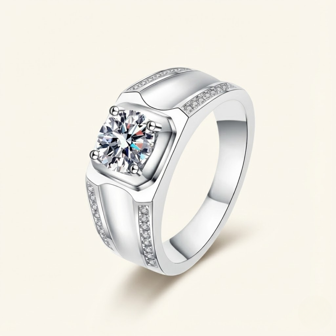 Greer Moissanite Ring