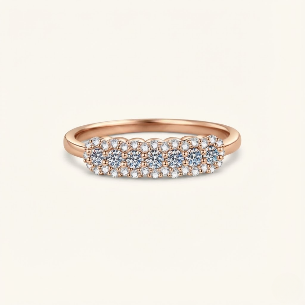 Jada Moissanite Ring
