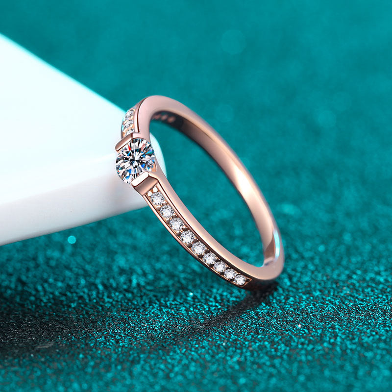 Oakley Moissanite Ring