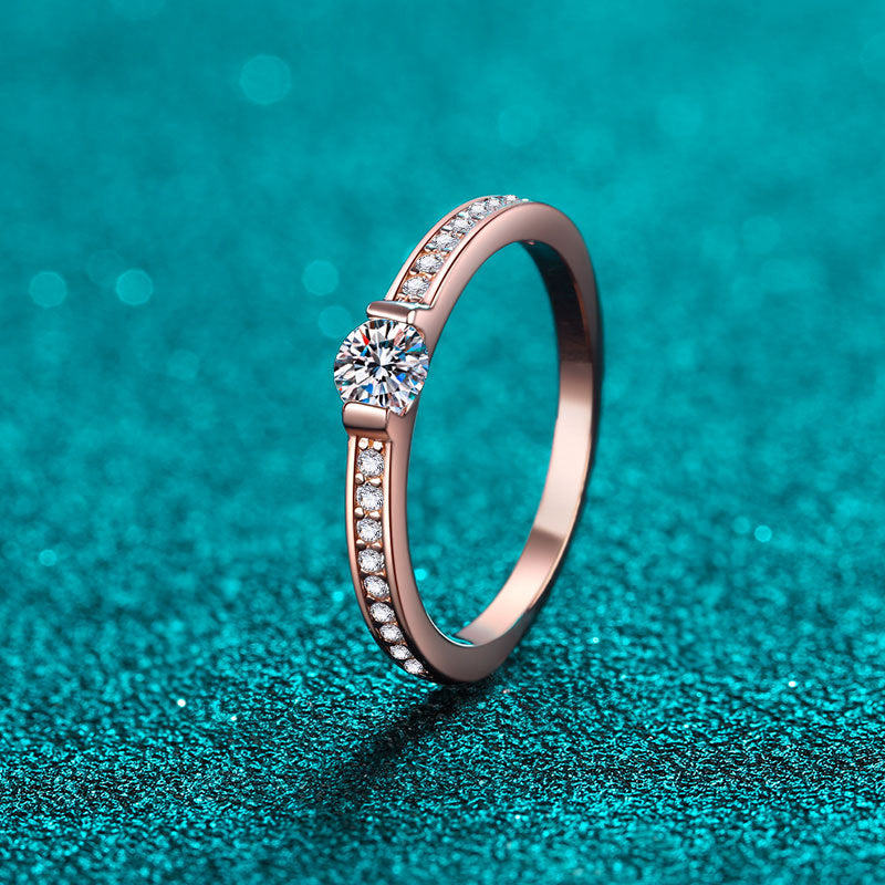 Oakley Moissanite Ring