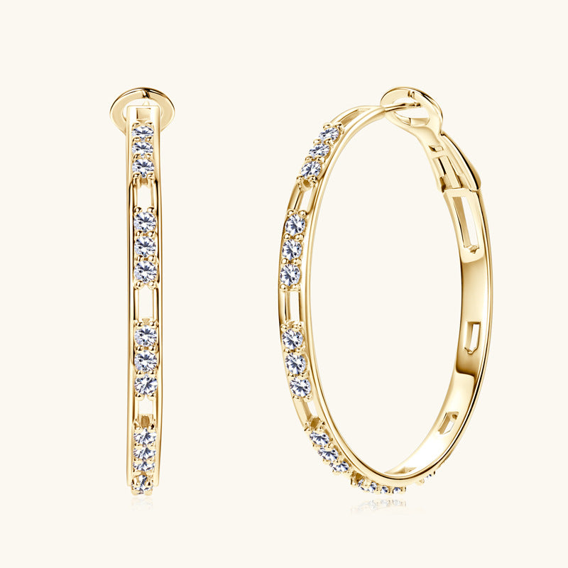 Cael Moissanite Earring