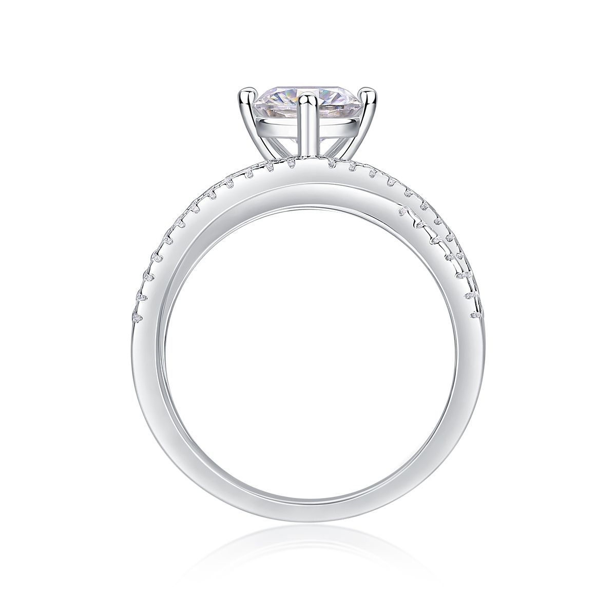 Hadley Moissanite Ring