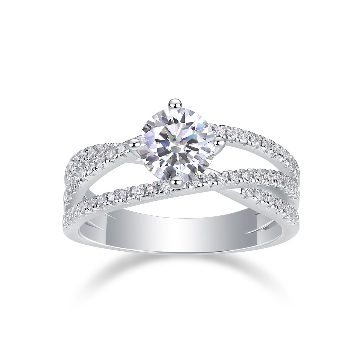 Hadley Moissanite Ring